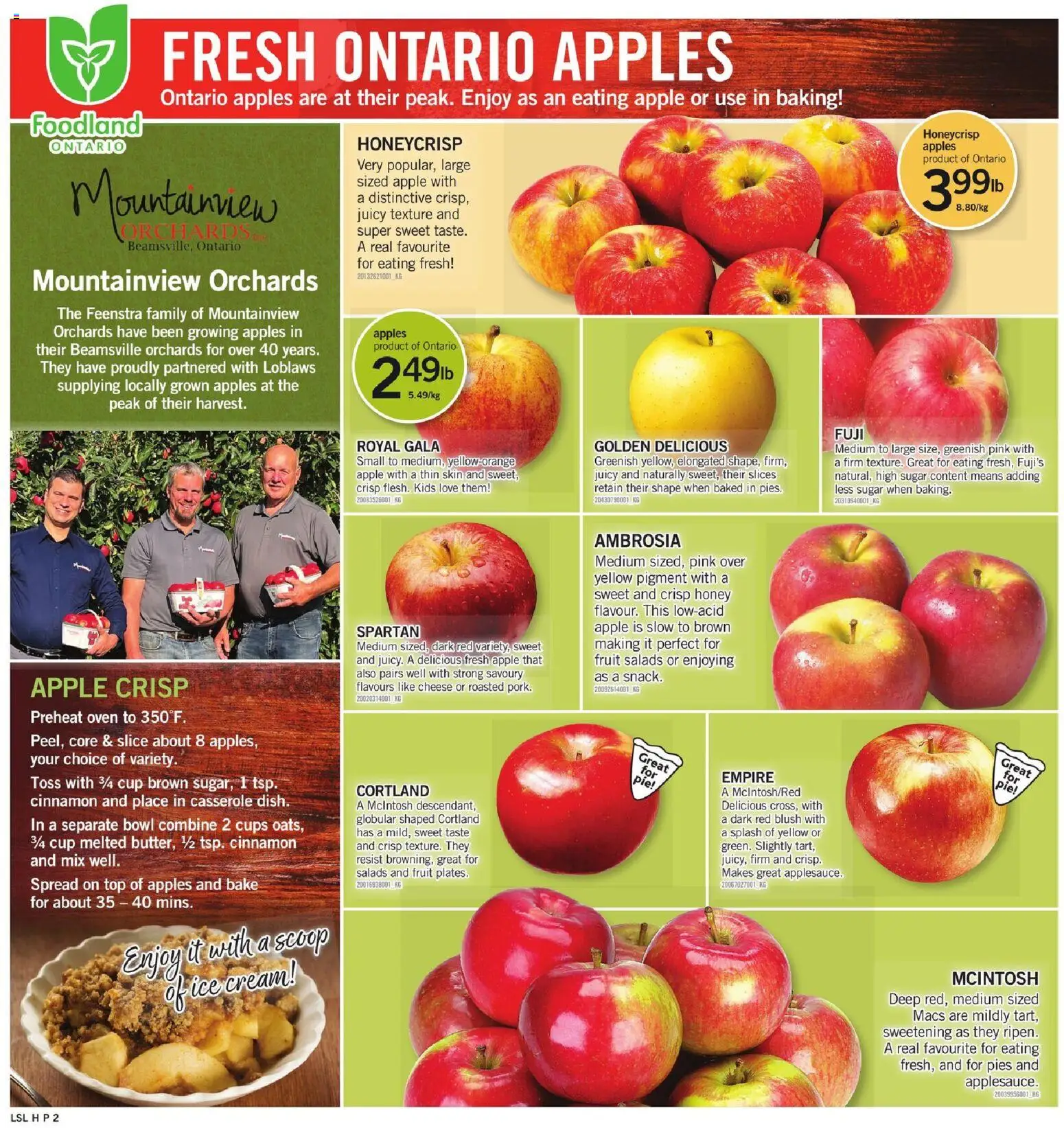 Loblaws flyer valid from 23.10.2025 | Page: 6 | Products: Cream, Ice cream, Oven, Blush