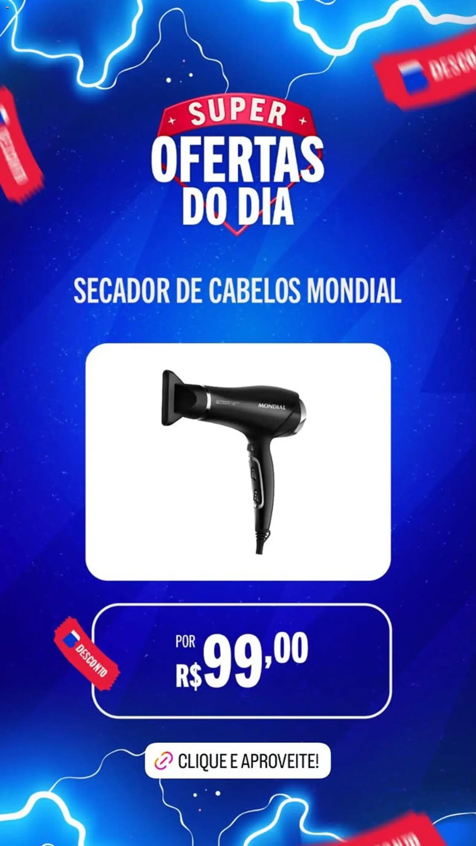 Casas Bahia Folheto - válido de 08.01.2026 | Página: 2 | Produtos: Secador