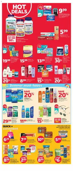 Rexall flyer valid from 25.07.2025 | Page: 3 | Products: Sour cream, Cream, Milk, Pants