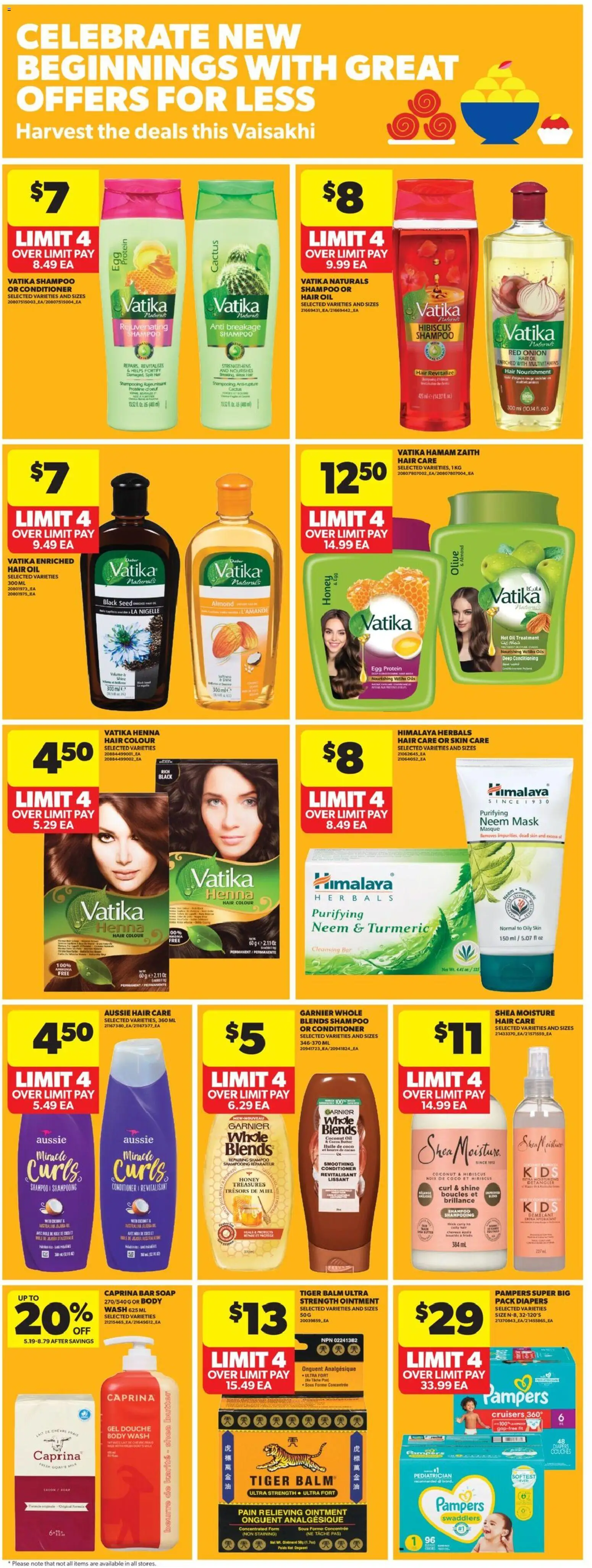 Real Canadian Superstore flyer valid from 09.04.2026 | Page: 18 | Products: Shampoo, Mask, Soap, Butter