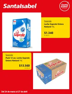 Santa Isabel ofertas  válido desde el 24.03.2026 | Página: 2 | Productos: Leche, Fuente