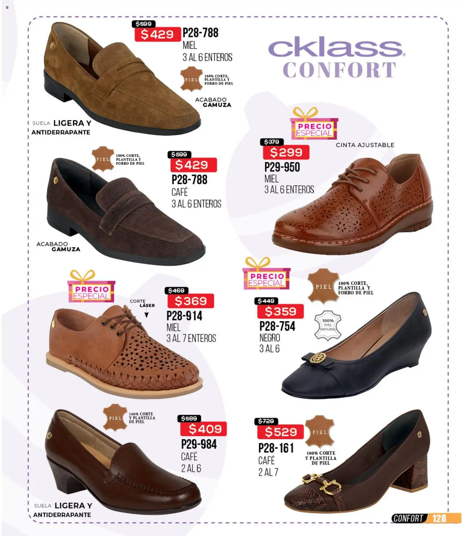 Nuevas ofertas de Cklass válidas en toda la República Mexicana desde el 30.11.2025. ¡Encuentra las mejores ofertas en Cklass catálogo Rebajas Navideñas Ropa! | Página: 386 | Productos: Café, Gamuza, Cinta