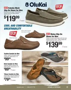 Preview of Cabela's weekly ads valid from 15.12.2025 | Page: 25 | Products: Sandals