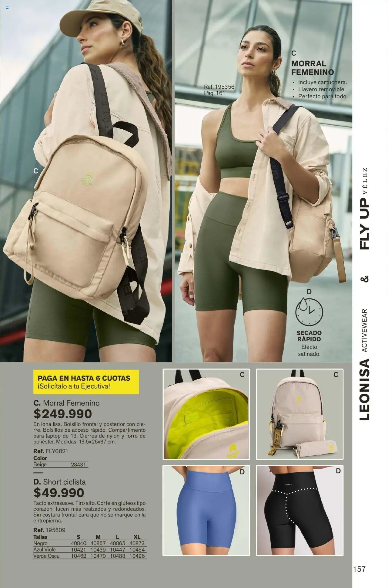 Leonisa revista - valida desde el 01.09.2025 | Página: 157 | Productos: Laptop, Llavero, Lona, Morral
