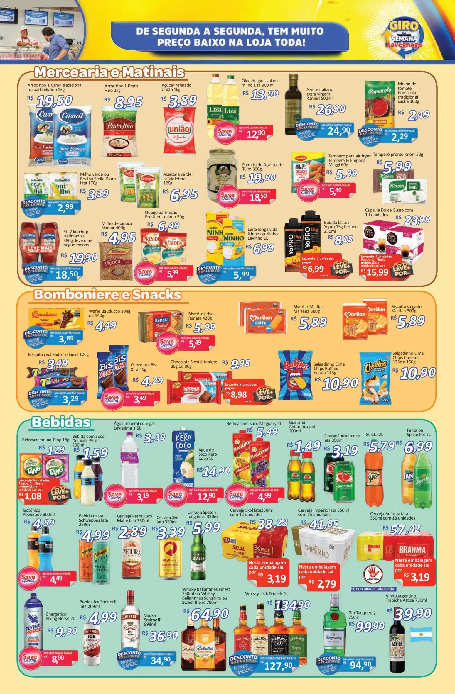 Savegnago Folheto - válido de 16.04.2026 | Página: 3 | Produtos: Palmito, Biscoito, Chocolate, Ketchup