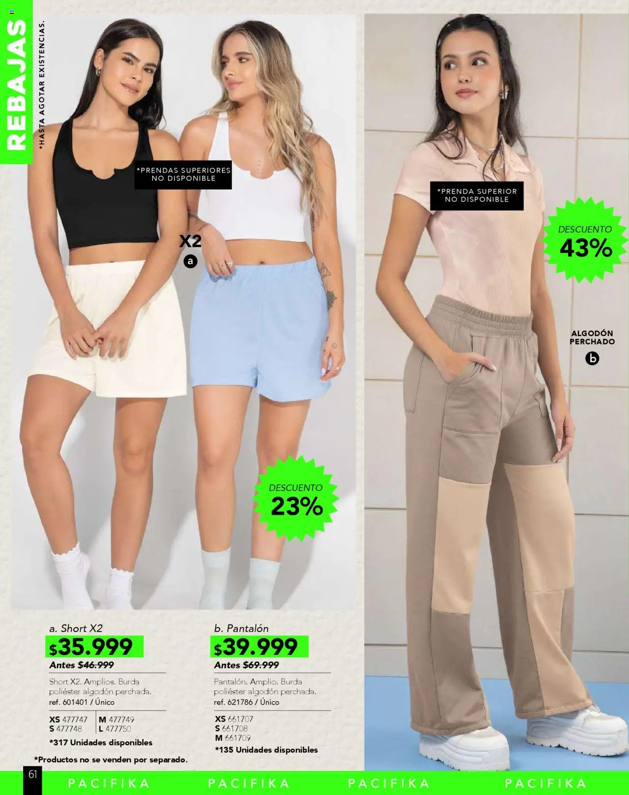 Pacifika revista - valida desde el 25.09.2025 | Página: 268 | Productos: Algodón, Short