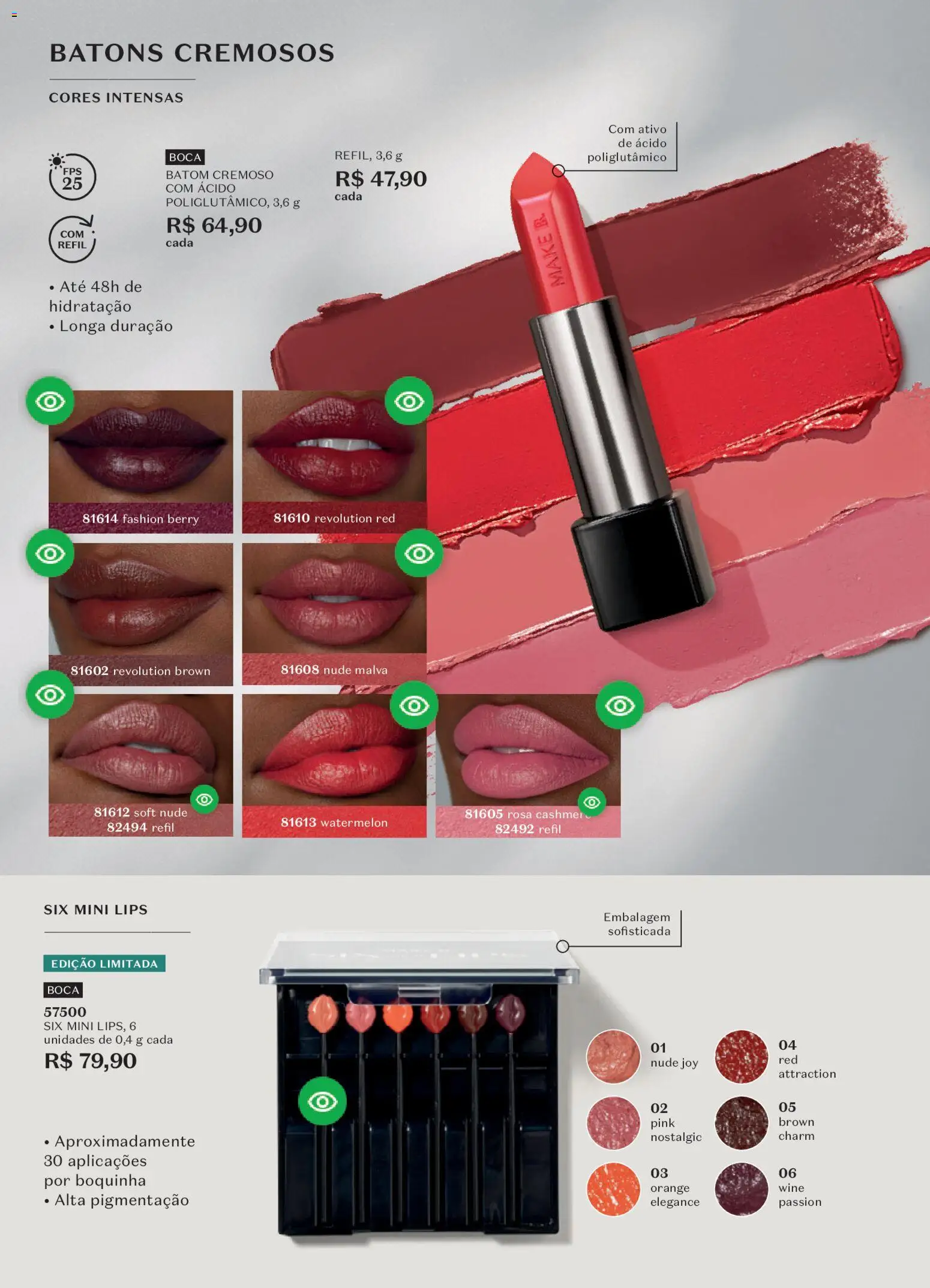 O Boticário Folheto - válido de 26.12.2025 | Página: 130 | Produtos: Batom