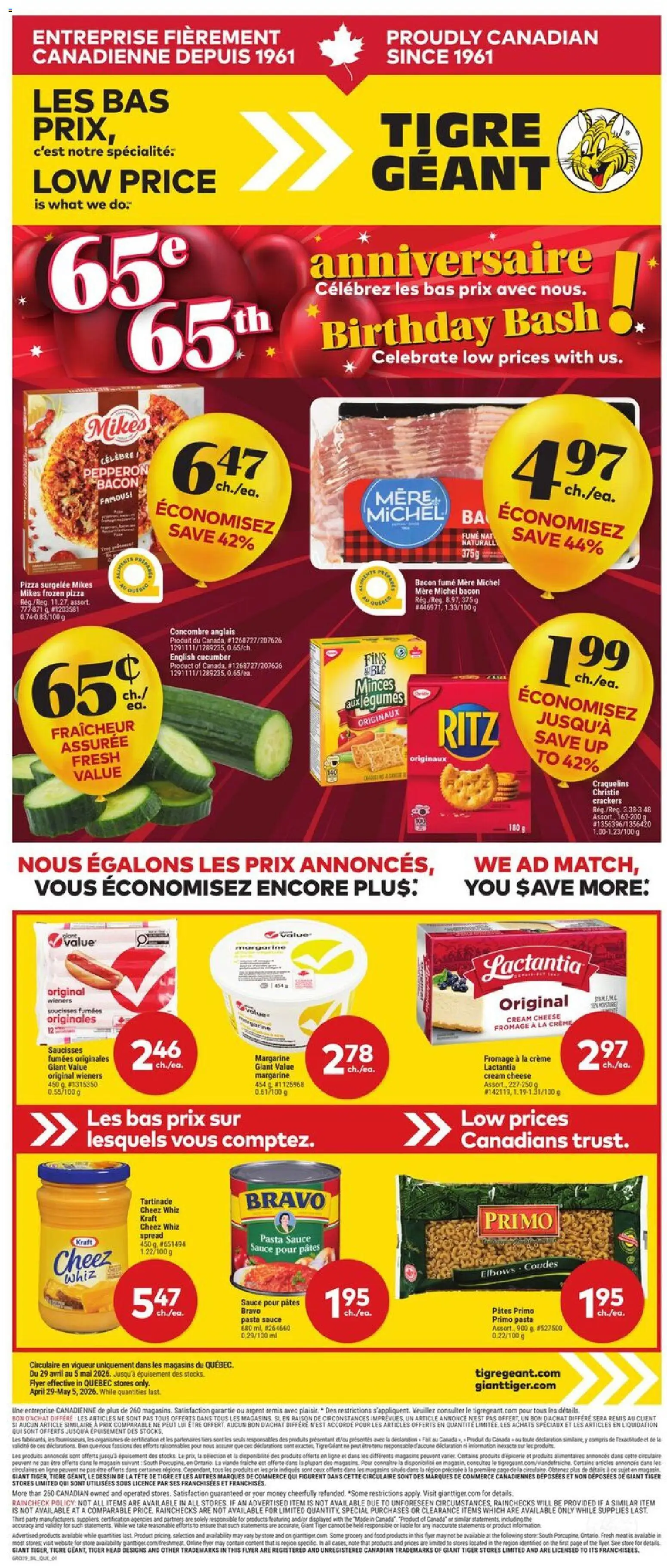 Giant Tiger Flyer from Apr 29, 2026 - Unlock Huge Savings | Canada