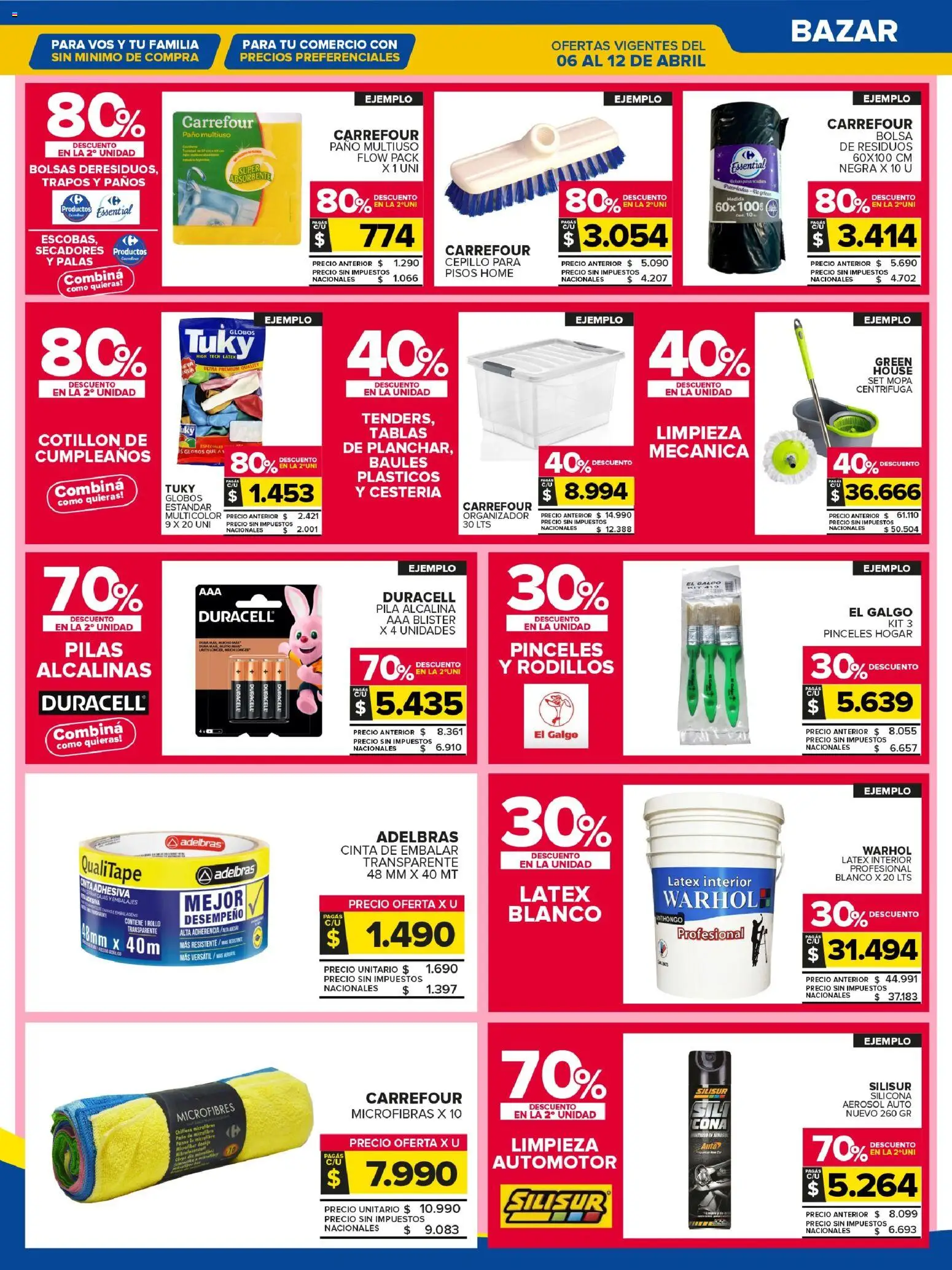 Carrefour Maxi catálogo │ válido desde el 06.04.2026 | Página: 24 | Productos: Organizador, Pila, Pilas, Cepillo