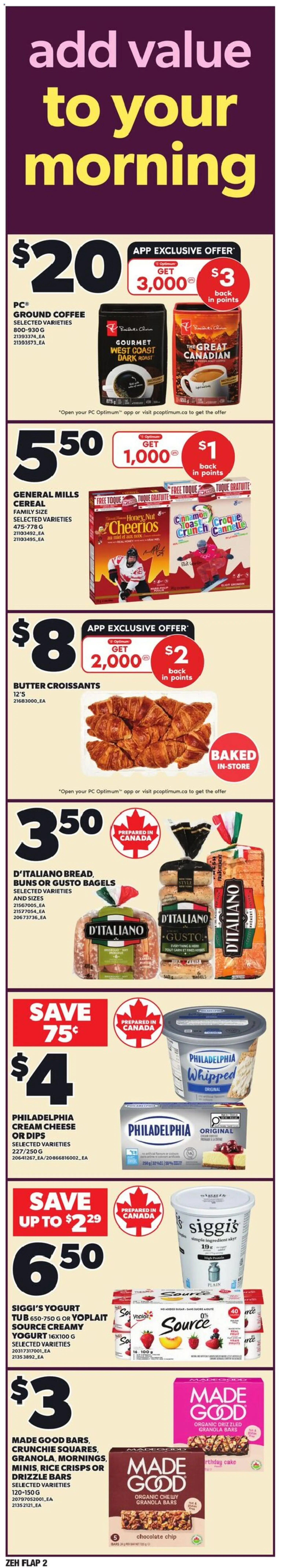Zehrs flyer valid from 26.02.2026 | Page: 2 | Products: Cream, PC, Butter, Chocolate