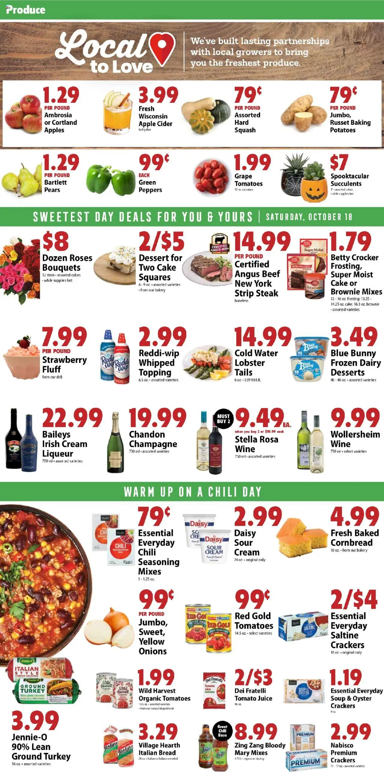 Festival Foods Weekly Ad - valid from 15.10.2025 | Page: 2 | Products: Cider, Bread, Juice, Apples