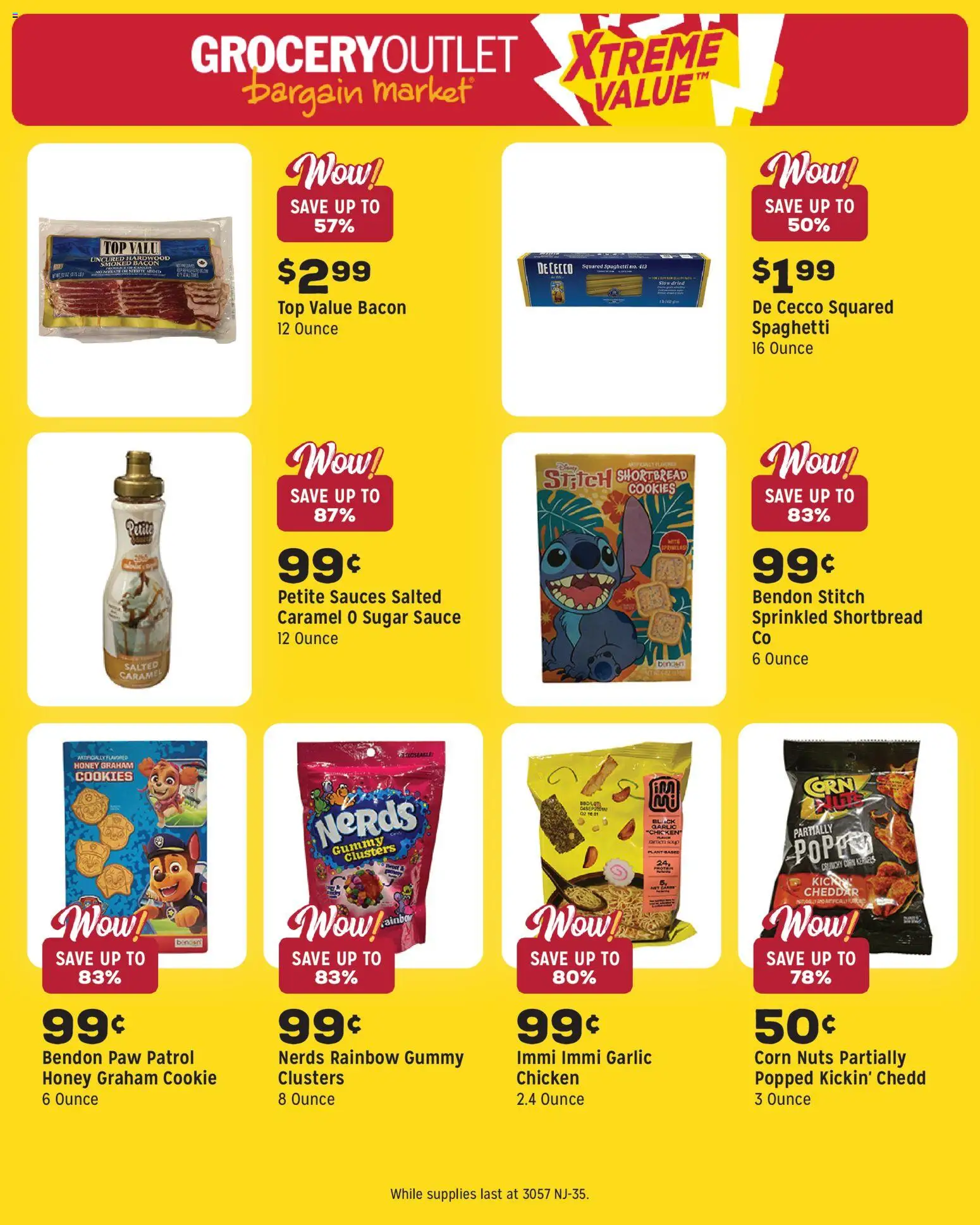 Grocery Outlet Weekly Ad - valid from 25.02.2026 | Page: 9 | Products: Corn, Cookies, Sauce, Garlic
