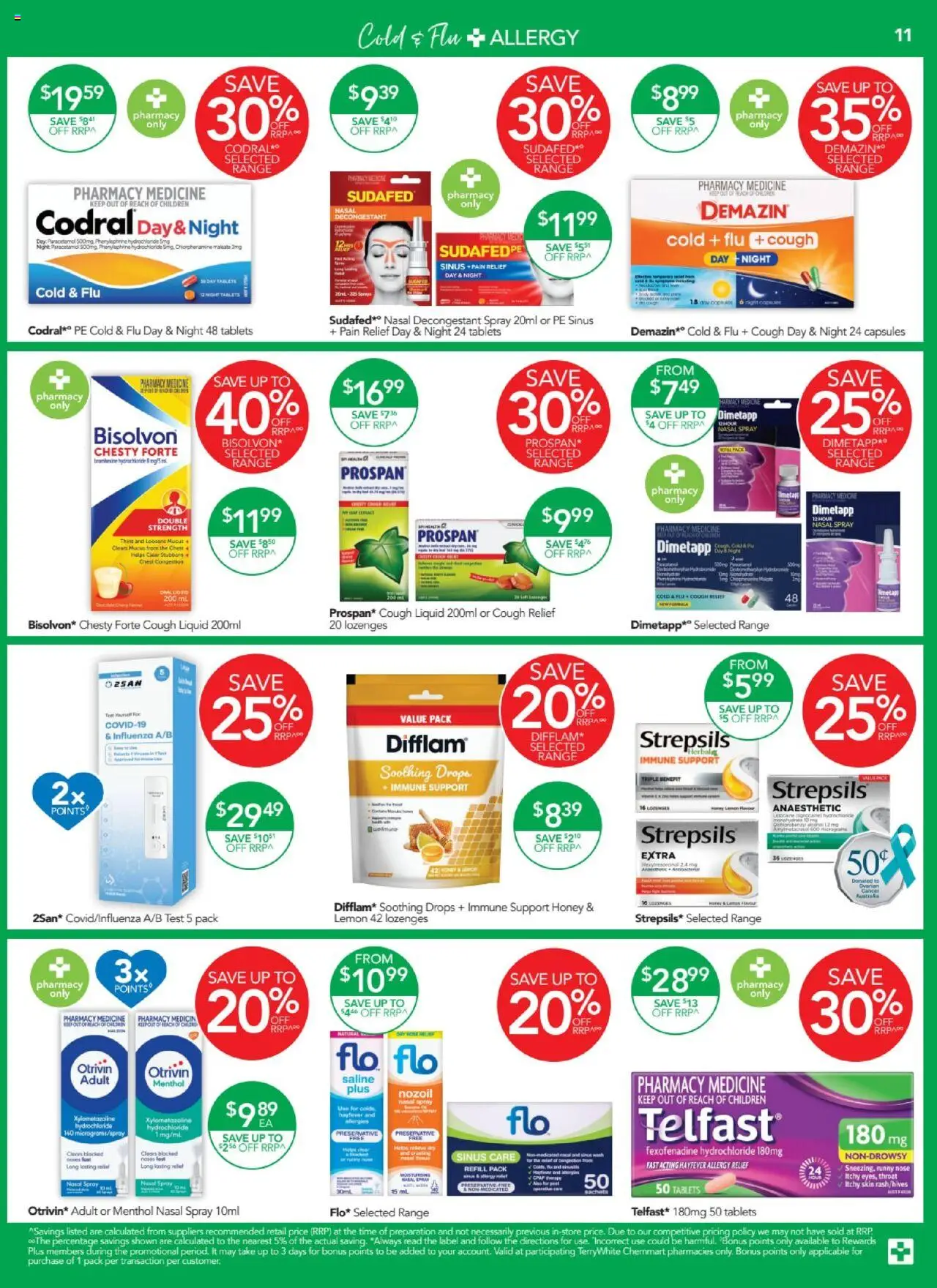 Terry White catalogue - valid from 19.06.2025 | Page: 13 | Products: Honey, Runny nose, Tablets, Pain relief