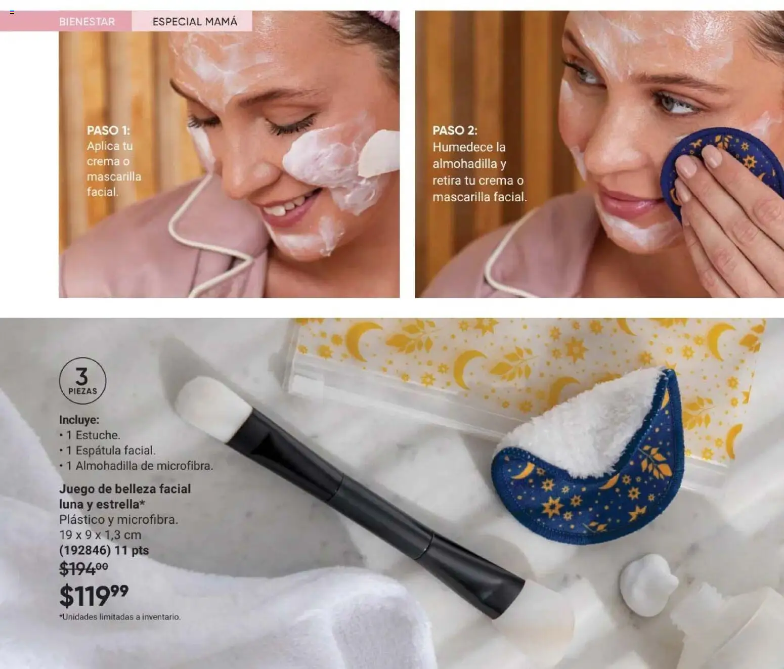 Nuevas ofertas de AVON válidas en toda la República Mexicana desde el 02.04.2026. ¡Encuentra las mejores ofertas en AVON Casa & Estilo 6 2026! | Página: 110 | Productos: Crema, Espátula, Juego, Mascarilla