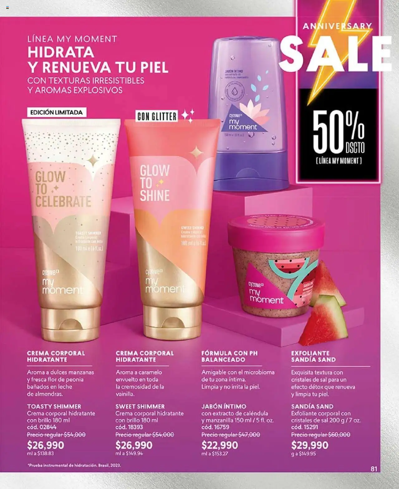 CyZone revista - valida desde el 16.06.2025 | Página: 89 | Productos: Manzanas, Exfoliante corporal, Sal, Brillo