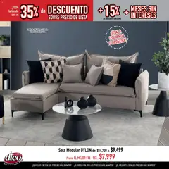 Vista previa de Muebles Dico Buen Fin , nuevo folleto de la tienda, válido en México a partir del 18.11.2025 | Página: 2 | Productos: Sofá, Modular, Sobre