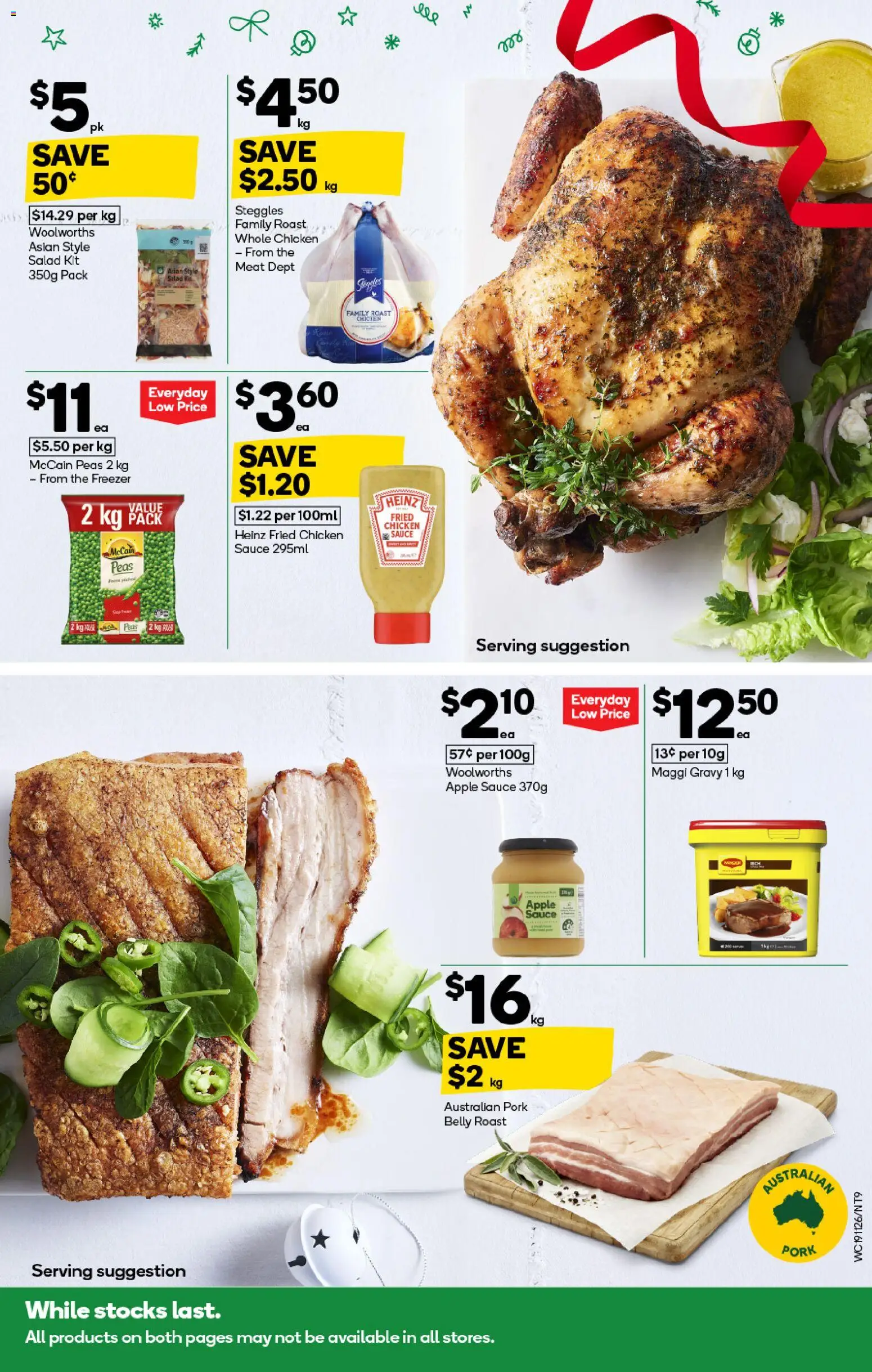 Woolworths catalogue - valid from 19.11.2025 | Page: 9 | Products: Chicken, Meat, Sauce, Freezer