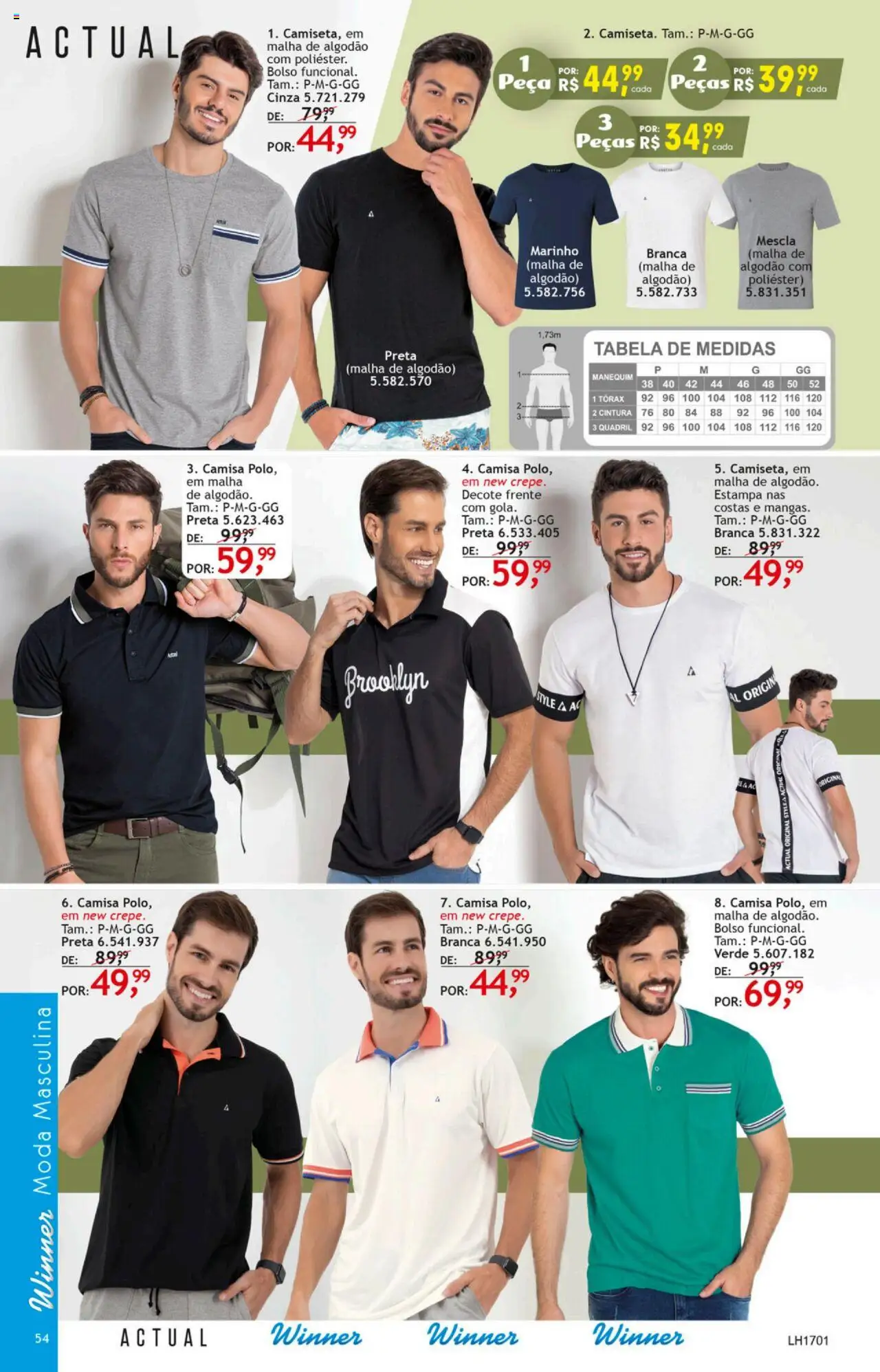 Quatro Estações Folheto - válido de 01.04.2025 | Página: 55 | Produtos: Camisa, Algodão