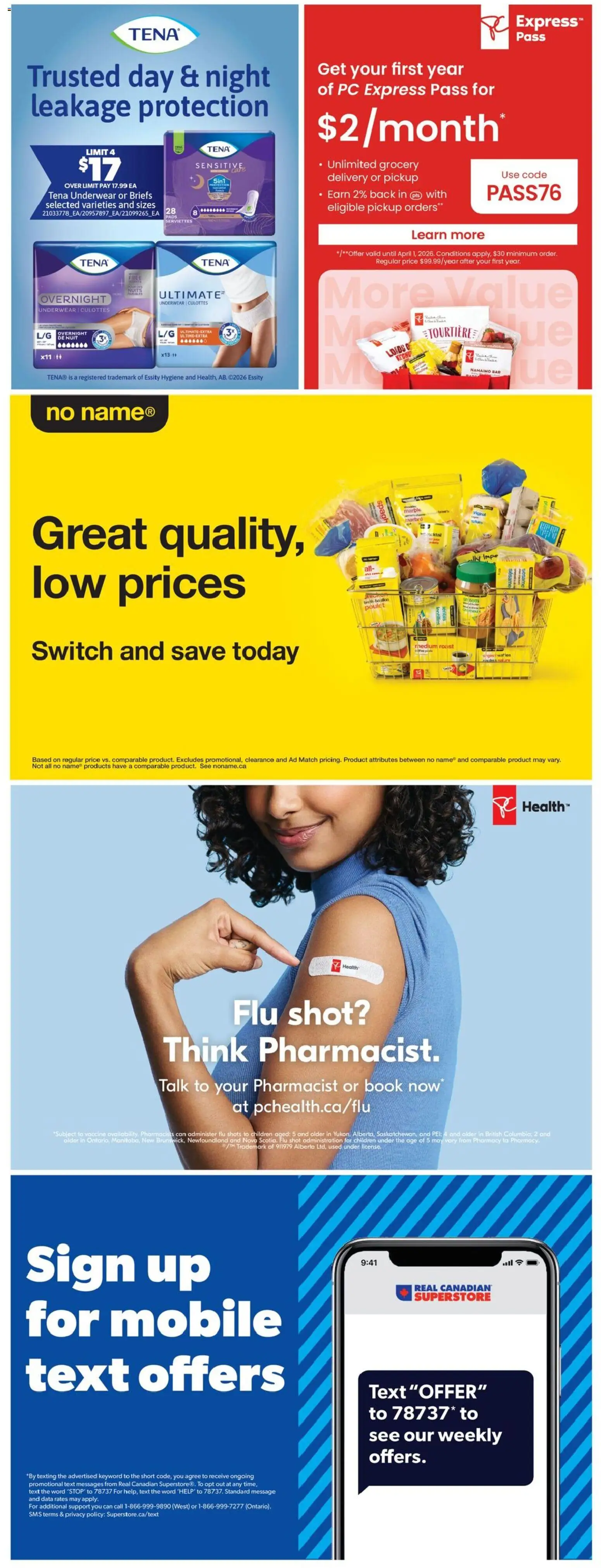Real Canadian Superstore flyer valid from 26.03.2026 | Page: 40 | Products: PC, Underwear, Briefs