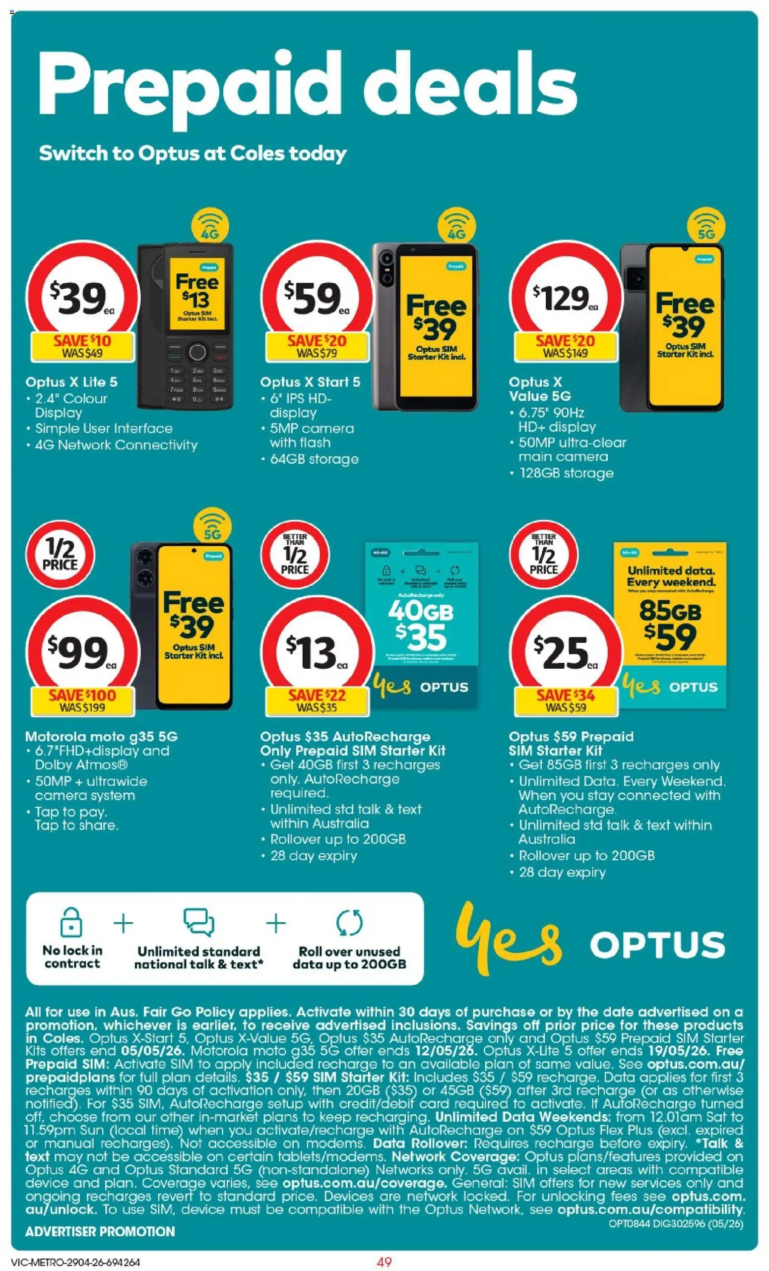 Coles catalogue - valid from 29.04.2026 | Page: 49
