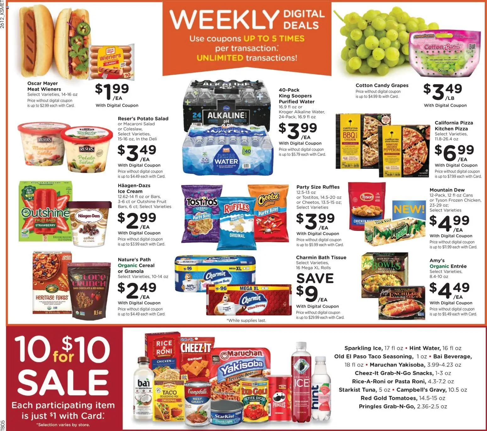 King Soopers Weekly Ad - valid from 22.04.2026 | Page: 2 | Products: Bath, Coffee, Rice, Water