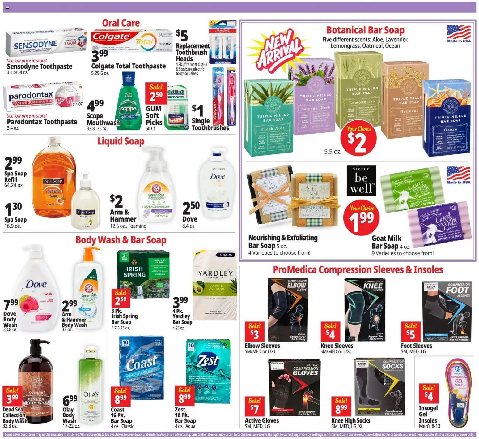 Ocean State Job Lot Weekly Ad - MA - valid from 05.03.2026 | Page: 16 | Products: Bath, Toothbrush, Mouthwash, Body Wash