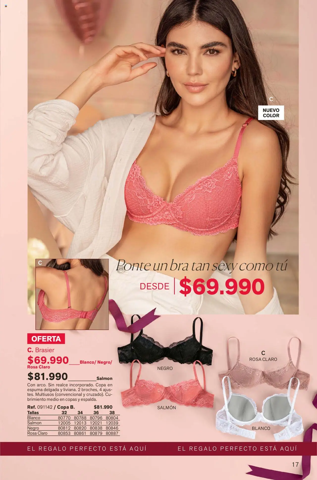 Leonisa revista - valida desde el 01.09.2025 | Página: 17 | Productos: Espuma, Brasier