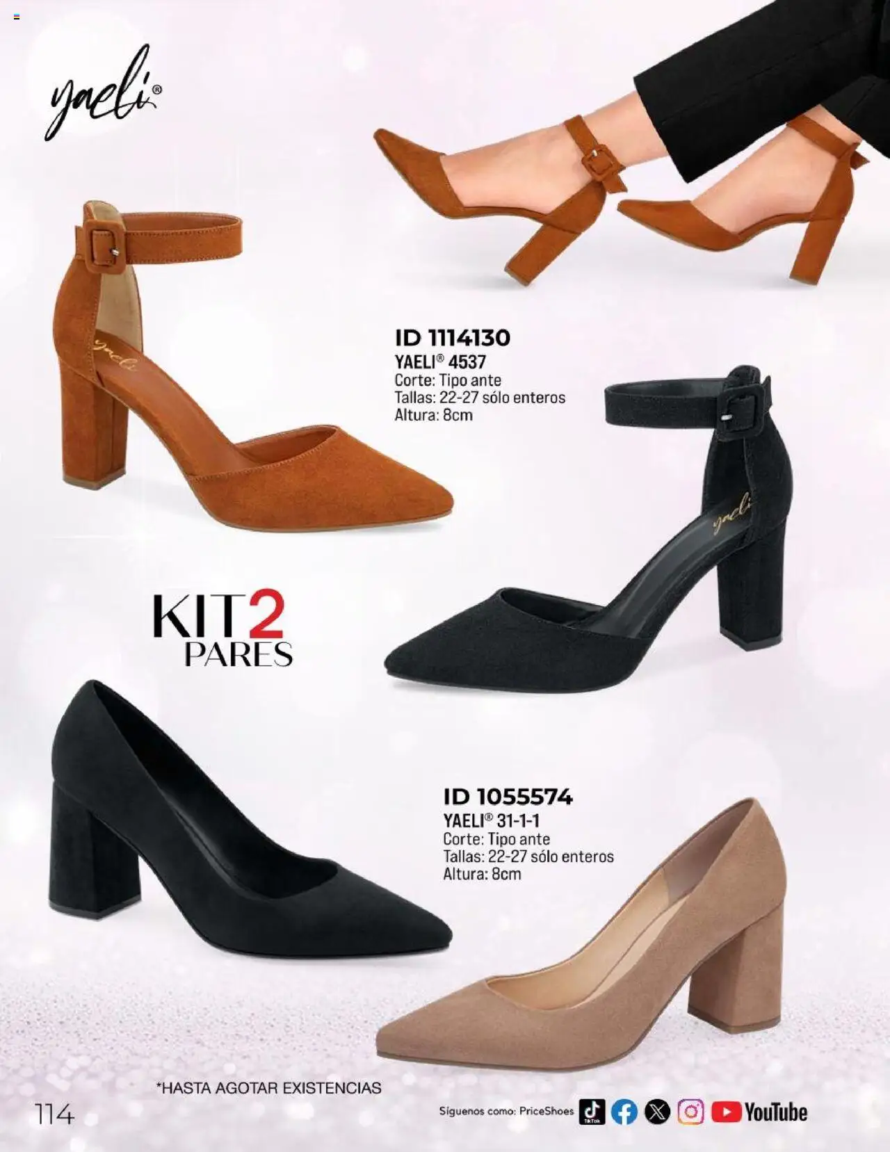 Nuevas ofertas de Price Shoes válidas en toda la República Mexicana desde el 05.05.2025. ¡Encuentra las mejores ofertas en Price Shoes catálogo Todo En 1 2025! | Página: 114