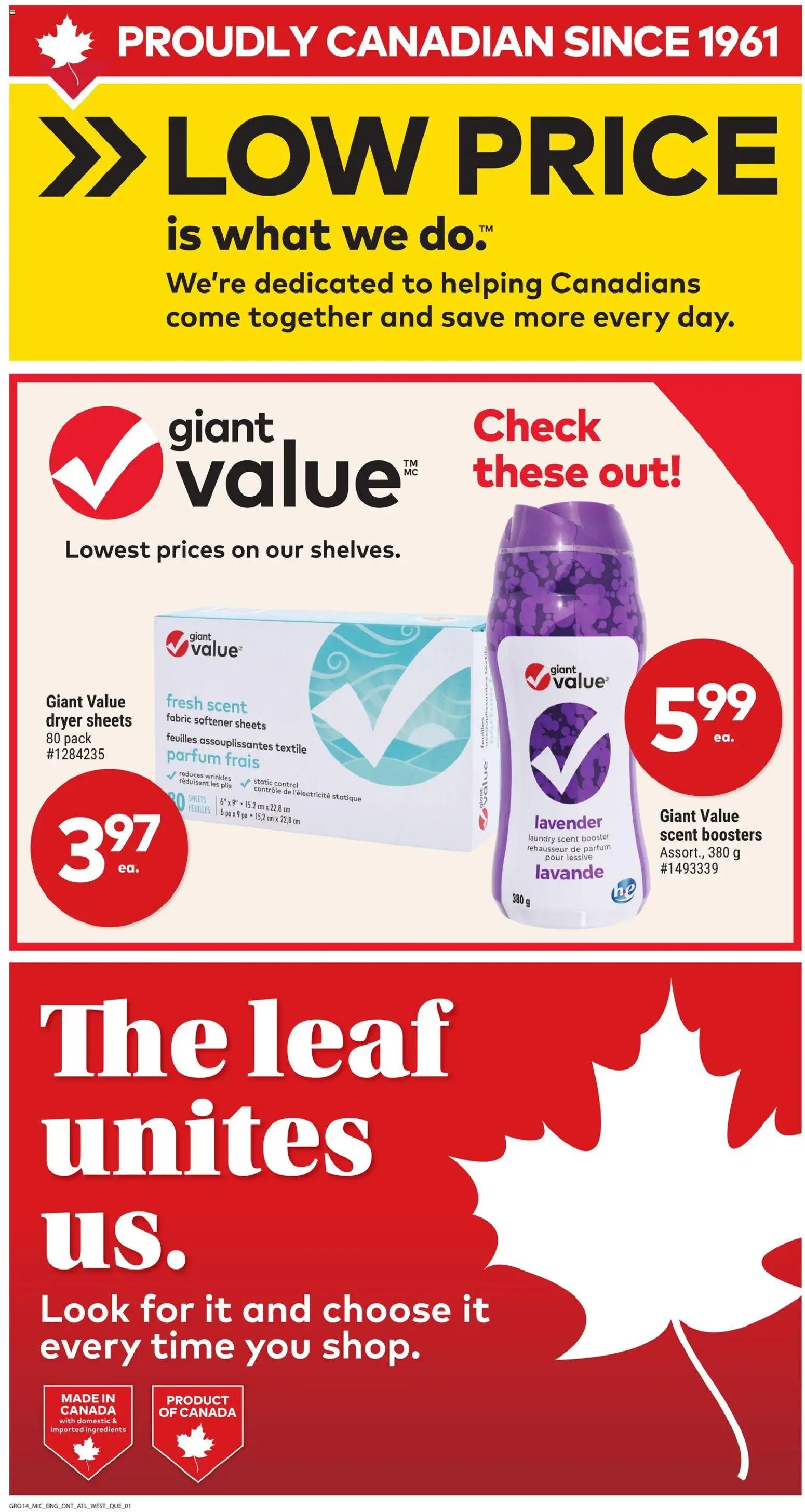 Giant Tiger flyer valid from 05.11.2025 | Page: 5 | Products: Dryer, Fabric softener