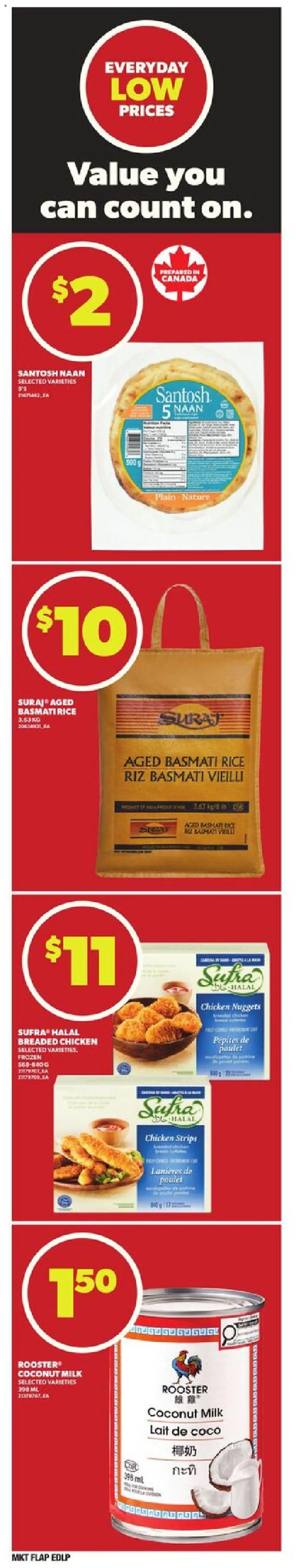 Independent Grocer flyer valid from 16.10.2025 | Page: 10 | Products: Rice, Milk, Chicken