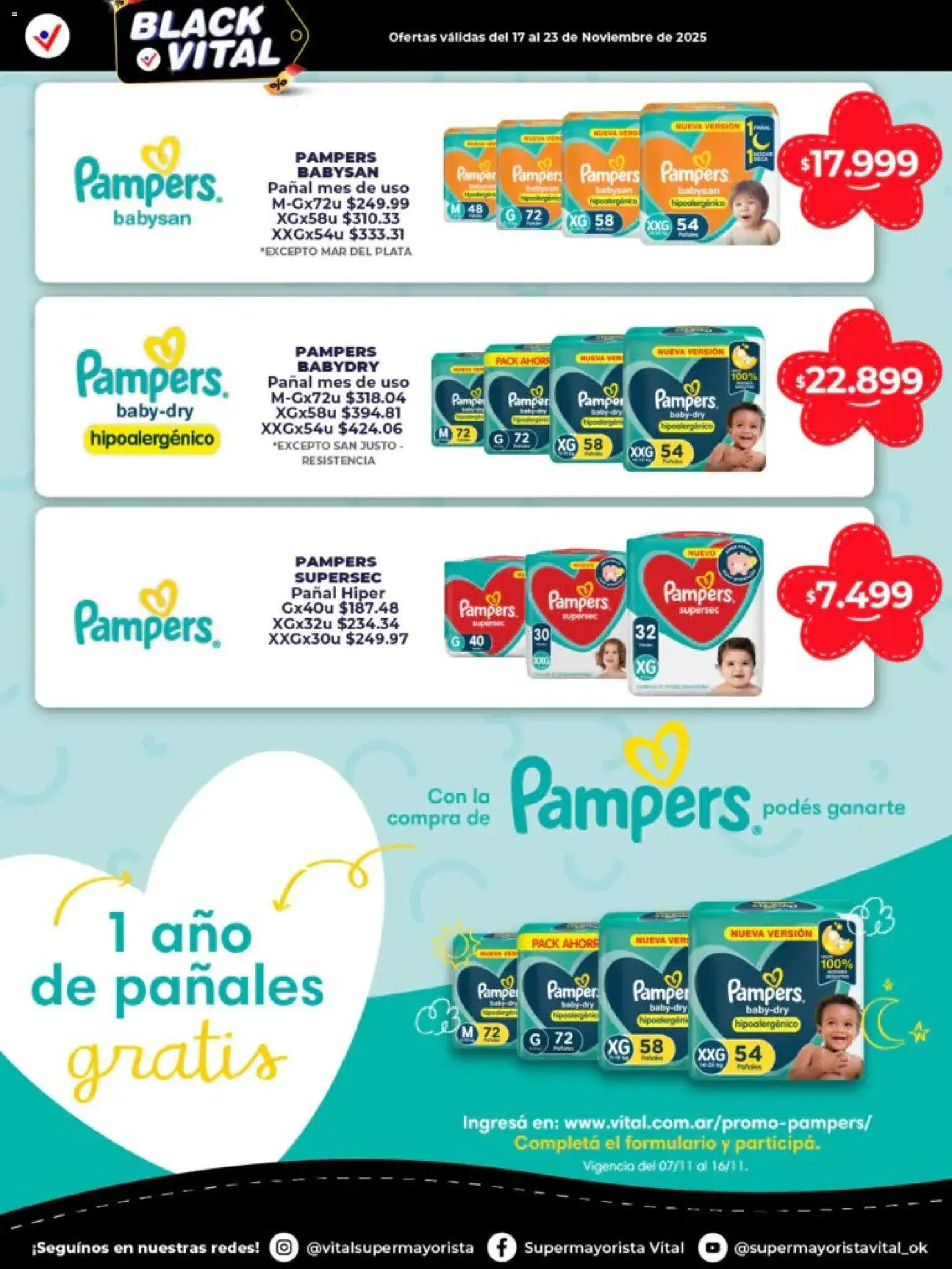 Vital - Especial Bebé │ válido desde el 17.11.2025 | Página: 2 | Productos: Pañales