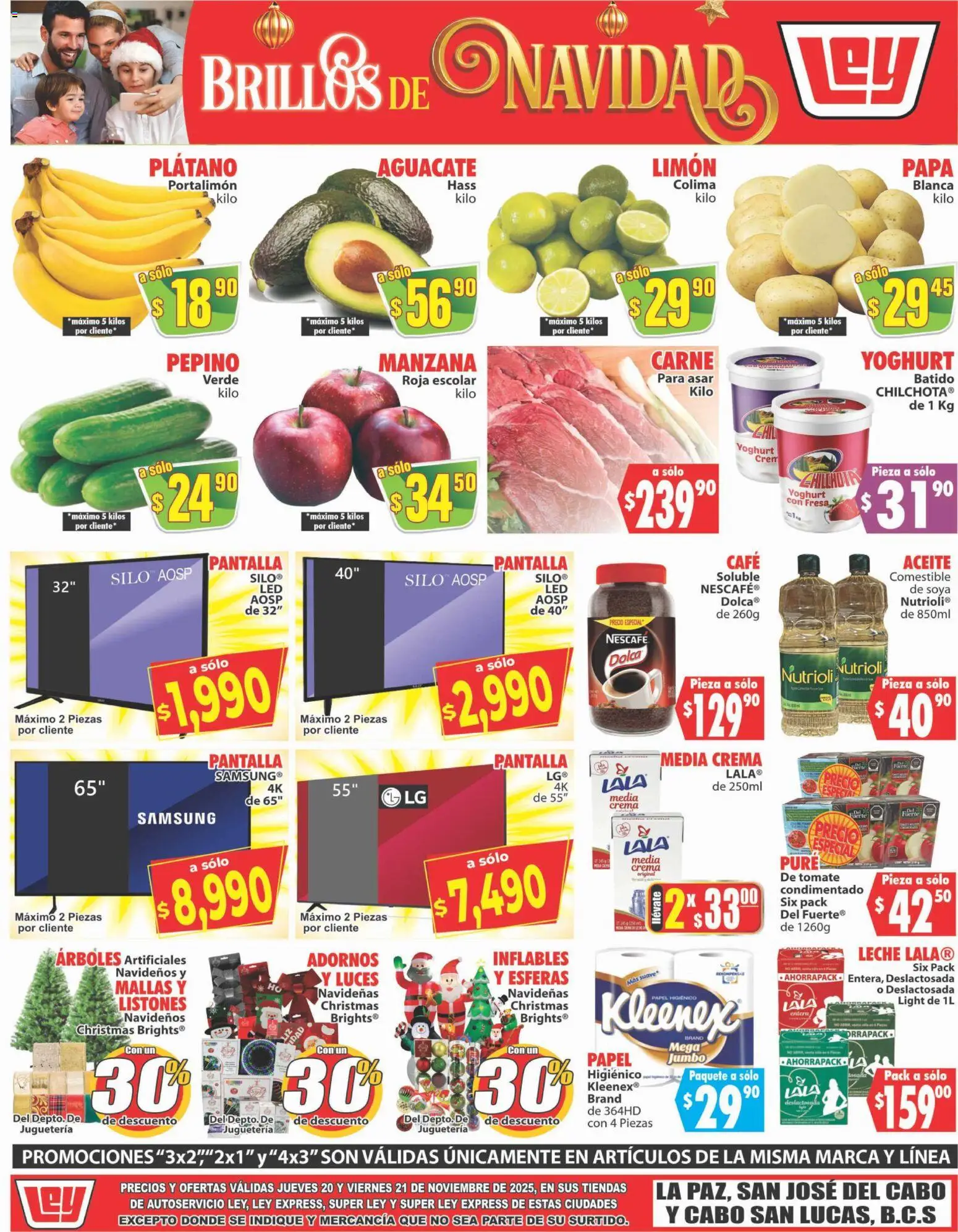 Nuevas ofertas de Casa Ley válidas en toda la República Mexicana desde el 20.11.2025. ¡Encuentra las mejores ofertas en Casa Ley folleto Autoservicio! | Página: 1 | Productos: Fresa, Plátano, Tomate, Aguacate