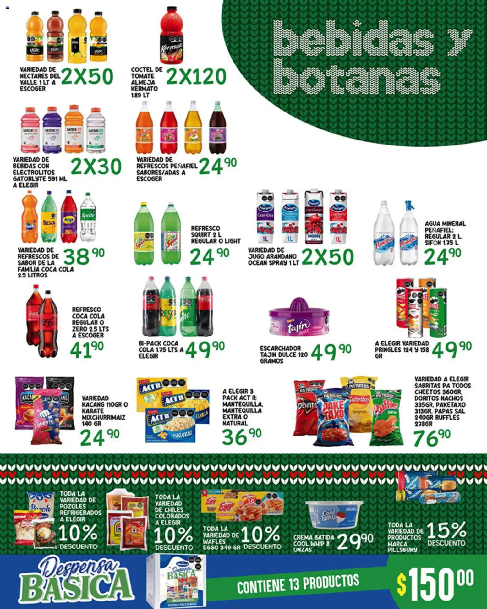 Nuevas ofertas de Alsuper válidas en toda la República Mexicana desde el 23.12.2025. ¡Encuentra las mejores ofertas en Alsuper folleto Chihuahua Capital! | Página: 3 | Productos: Sal, Tomate, Agua, Mantequilla