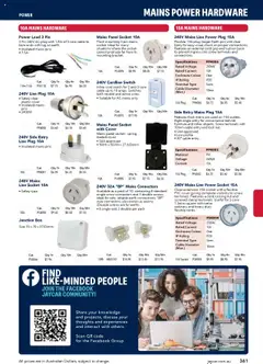 Preview of Jaycar Engineering & Scientific Catalogue 2025/2026  - valid from 09.07.2025 | Page: 361 | Products: Socket, Box, Cable