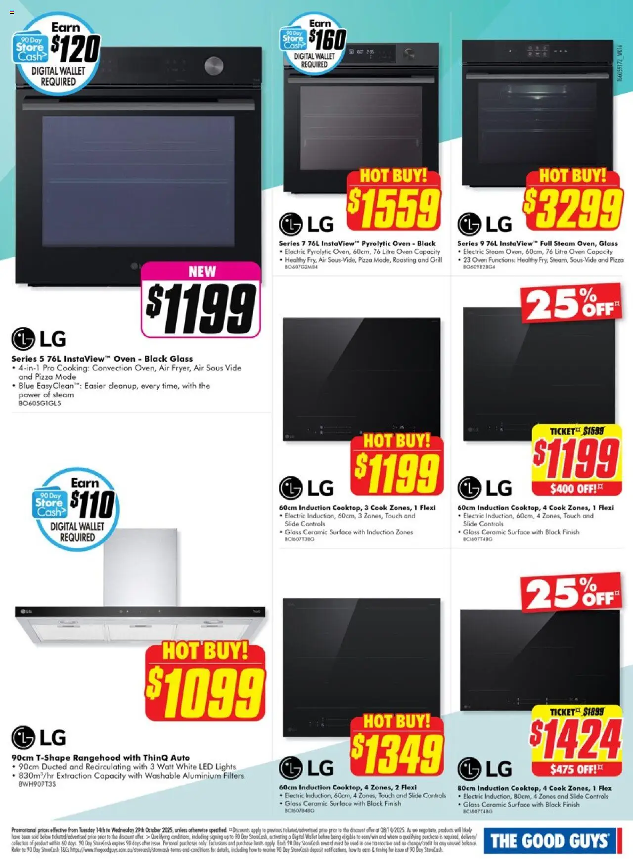 The Good Guys catalogue - valid from 13.10.2025 | Page: 10 | Products: Wallet, Digital, Oven, Grill