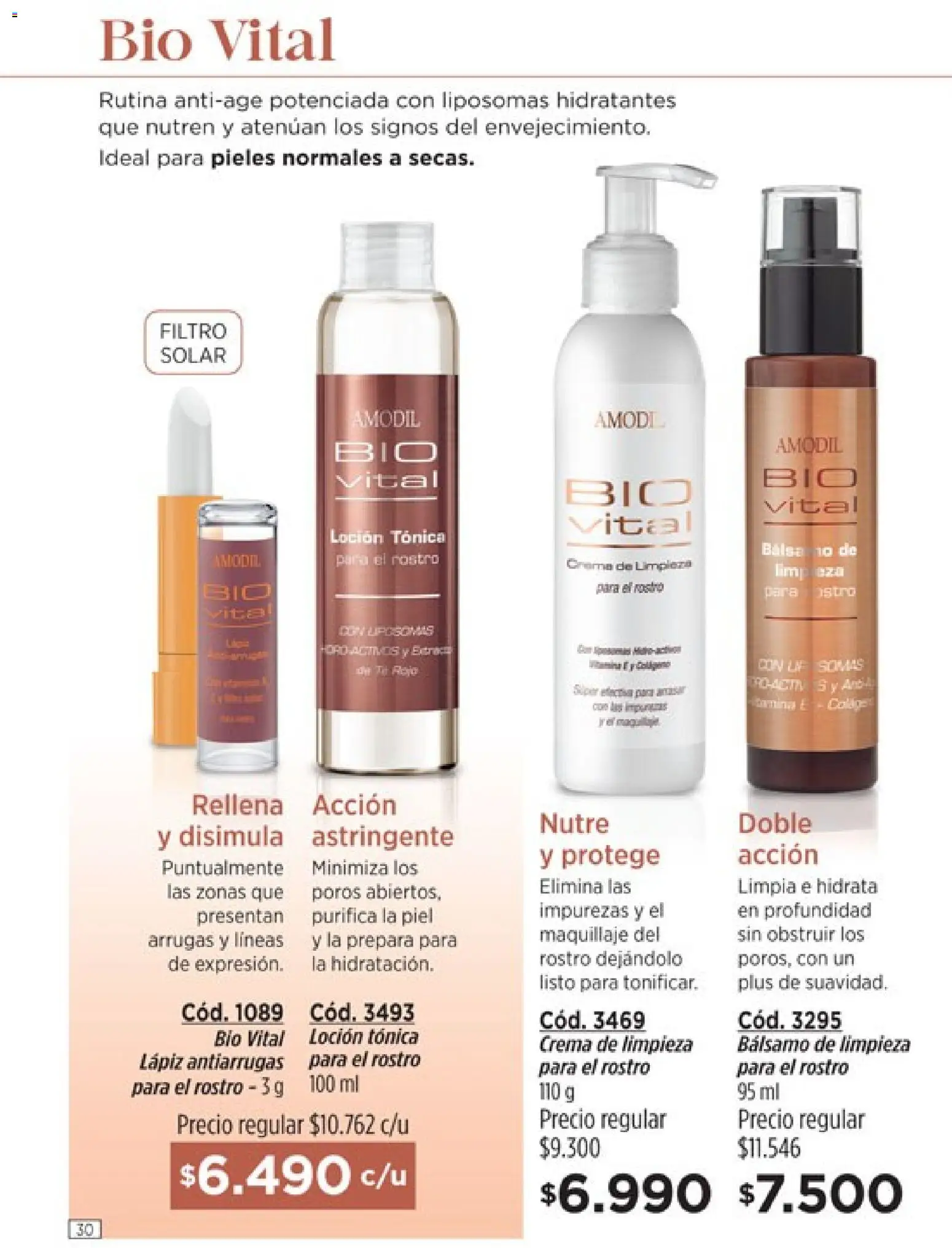 Amodil - Campaña 8 │ válido desde el 08.04.2026 | Página: 30 | Productos: Maquillaje, Loción, Bálsamo, Crema