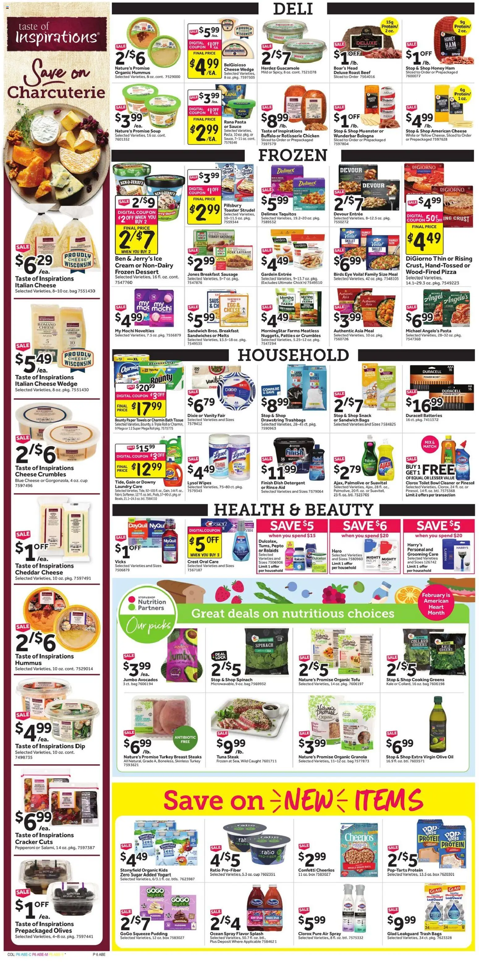 Stop & Shop Weekly Ad - valid from 30.01.2026 | Page: 8 | Products: Box, Chocolate, Ham, Greens