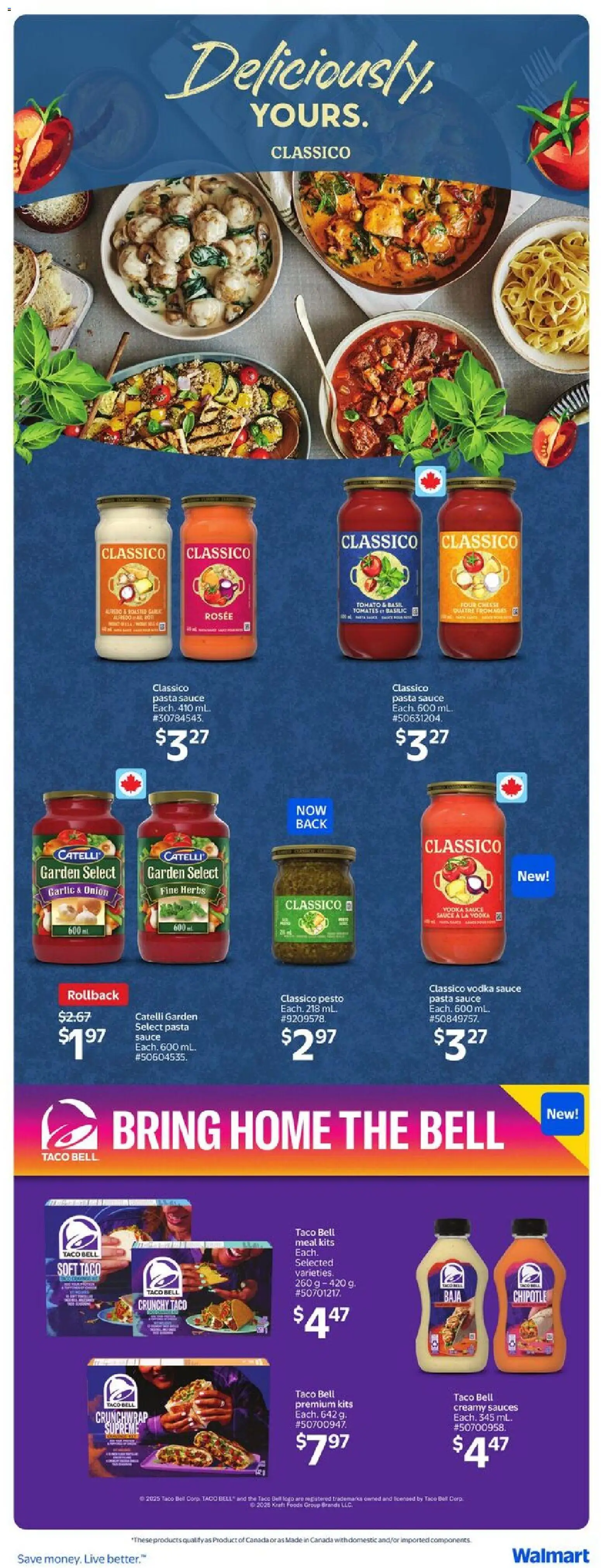Walmart flyer valid from 04.12.2025 | Page: 23 | Products: Pasta, Vodka
