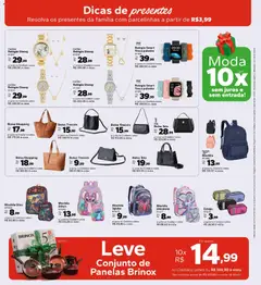 Lebes - Ofertas Natalzão  - Pré-Visualização do folheto da loja Lebes, válido de 01.12.2025 | Página: 5 | Produtos: Conjunto de panelas, Mochila, Relógio, Bolsa
