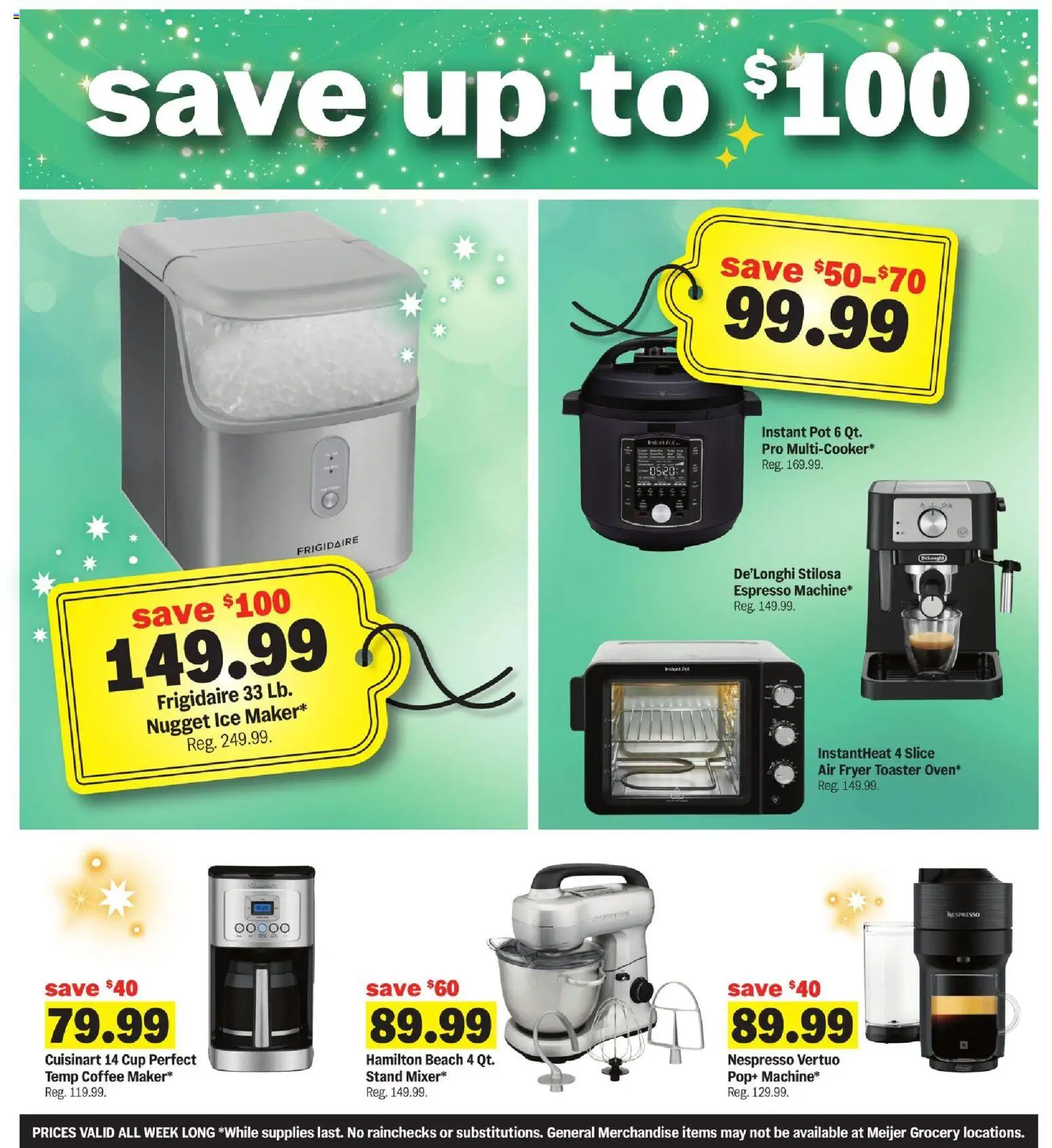 Meijer Black Friday - valid from 23.11.2025 | Page: 3 | Products: Toaster, Fryer, Coffee