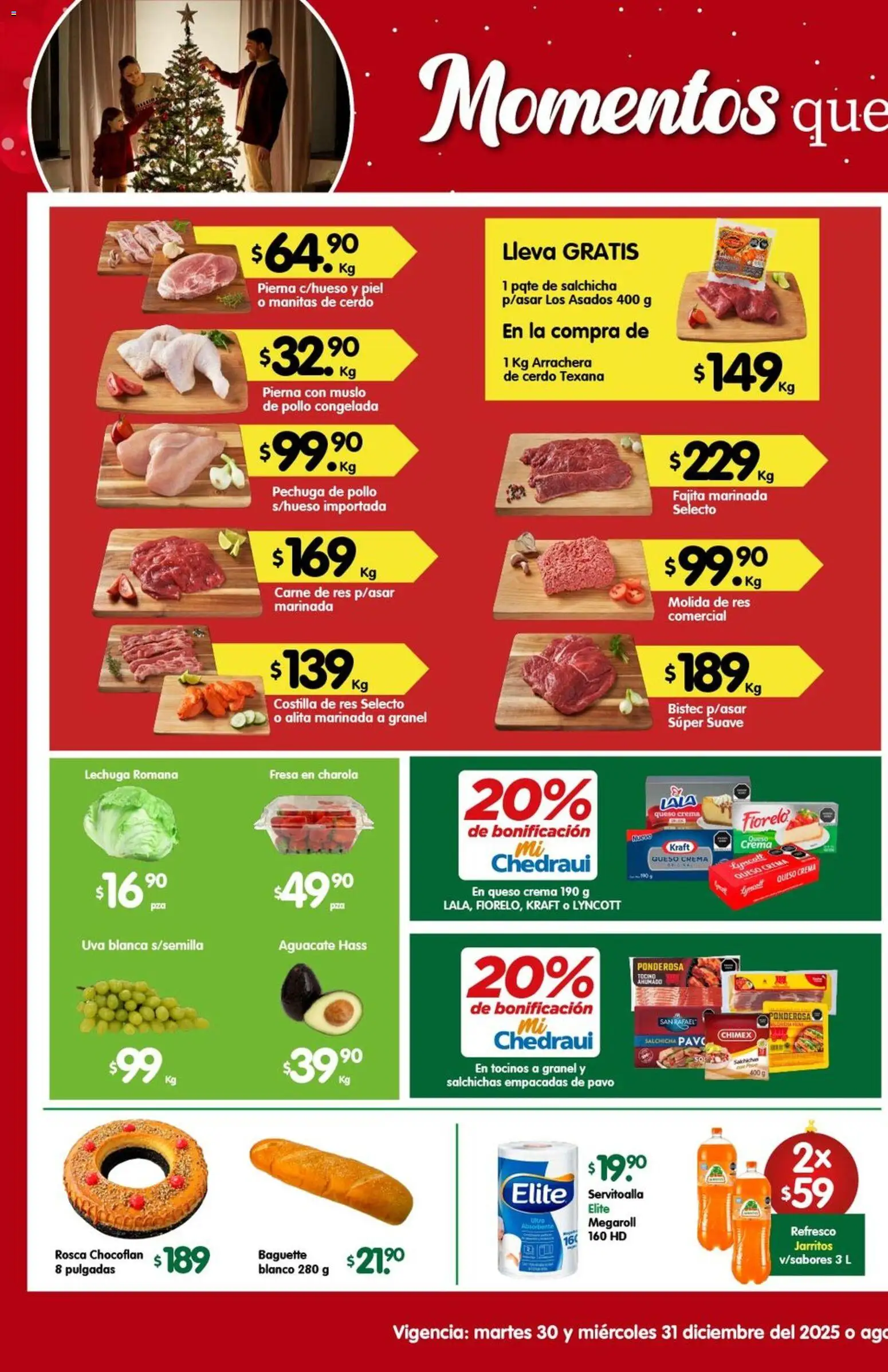 Nuevas ofertas de Arteli válidas en toda la República Mexicana desde el 30.12.2025. ¡Encuentra las mejores ofertas en Arteli folleto Express! | Página: 1 | Productos: Tocino, Refresco, Res, Paté