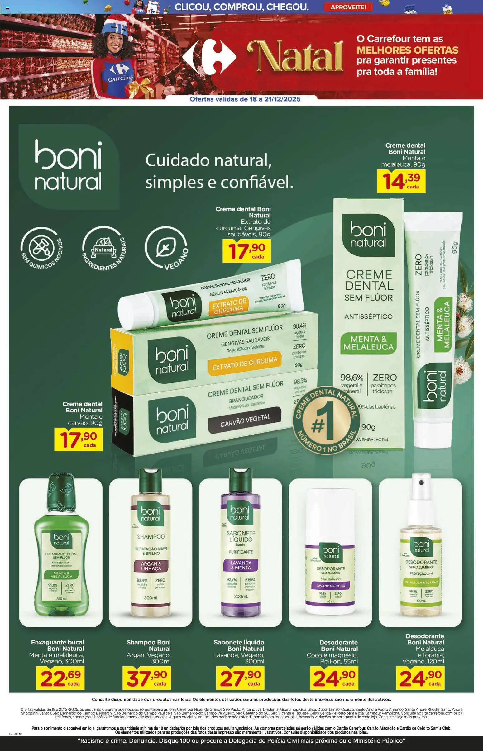 Carrefour Folheto - válido de 18.12.2025 | Página: 4 | Produtos: Coco, Desodorante, Sabonete, Sabonete líquido