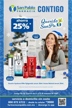 Vista previa de Farmacia San Pablo catálogo, nuevo folleto de la tienda, válido en México a partir del 21.12.2025