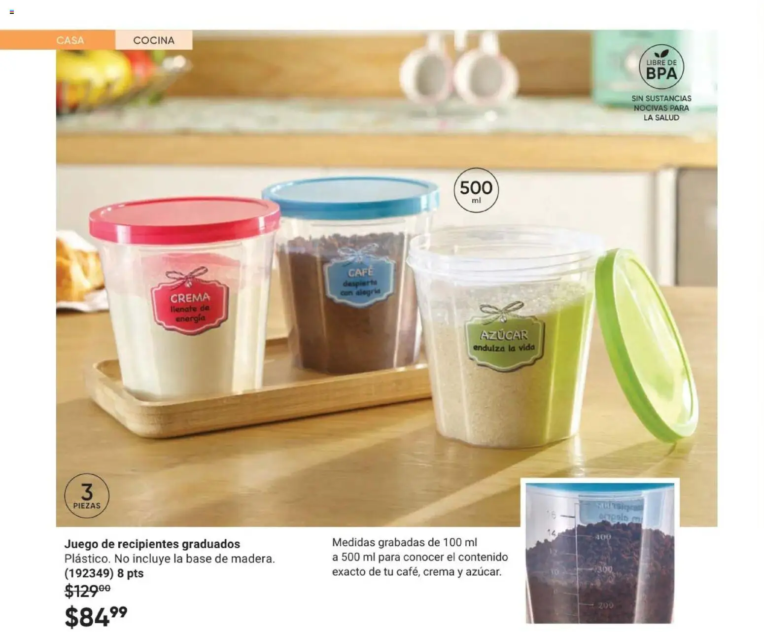 Nuevas ofertas de AVON válidas en toda la República Mexicana desde el 28.11.2025. ¡Encuentra las mejores ofertas en AVON Casa & Estilo 18 2025! | Página: 48 | Productos: Azúcar, Crema, Juego, Cocina