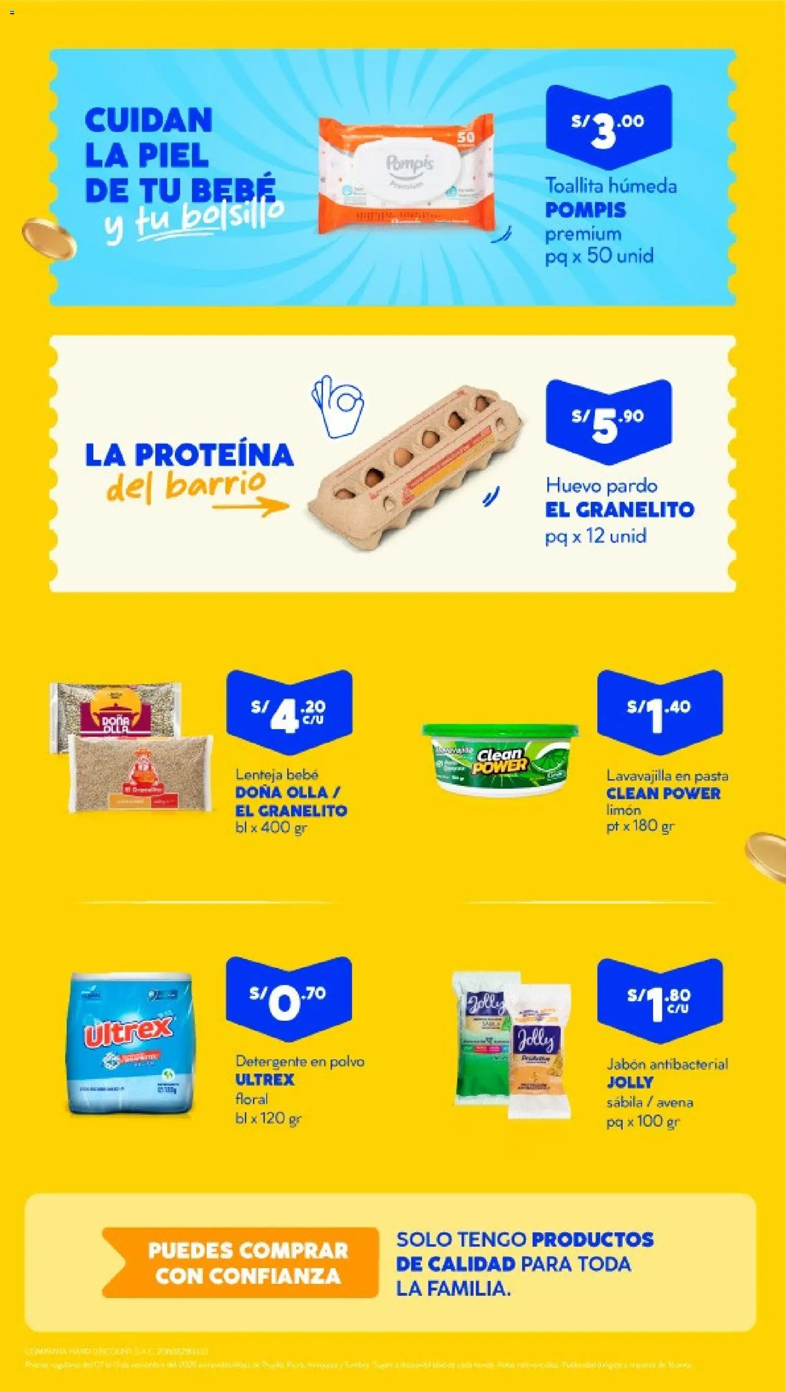 Catálogo Mass válido desde 07.11.2025 | Página: 2 | Productos: Detergente, Pasta, Avena, Polvo