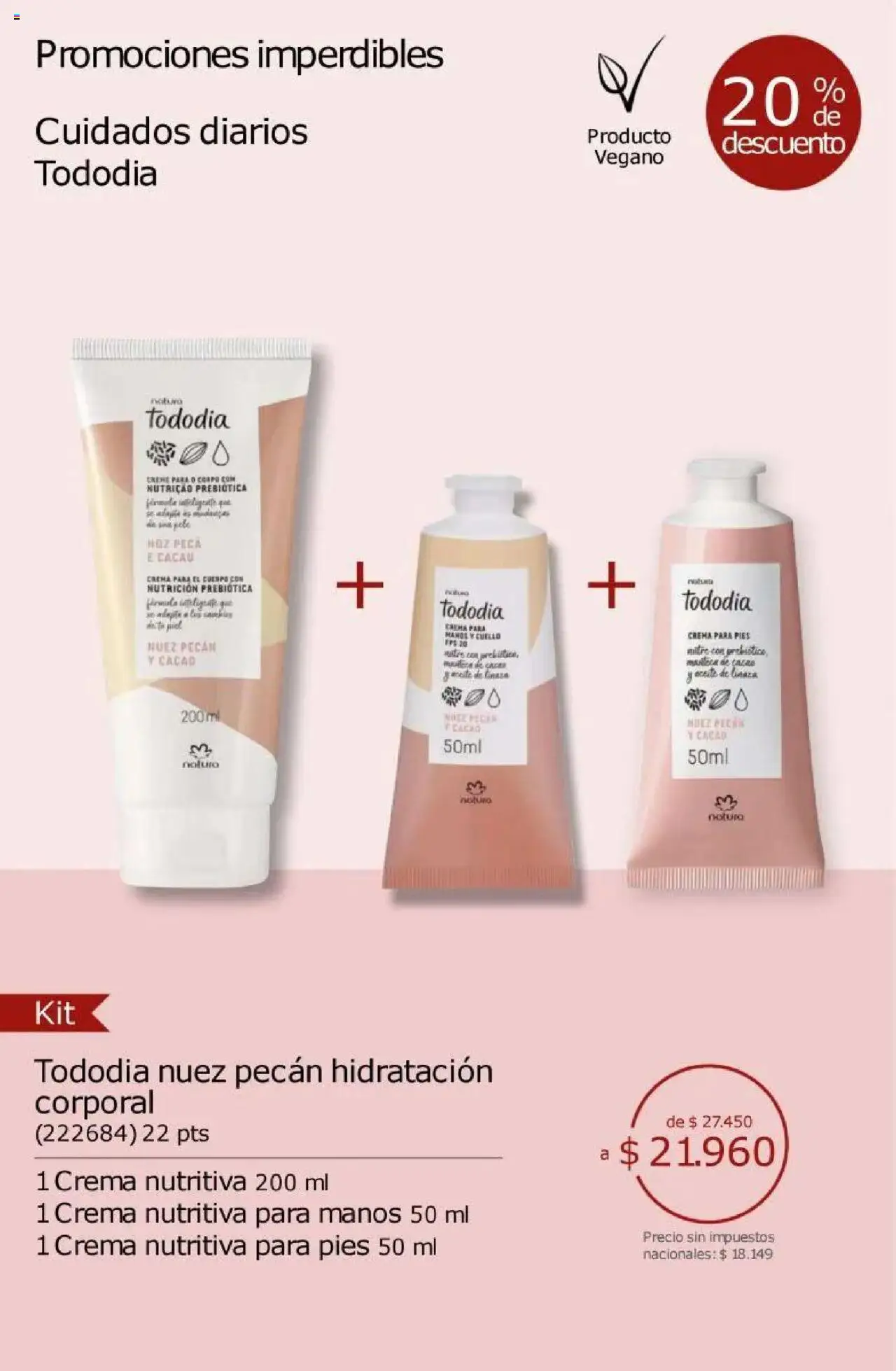 Catálogo Natura Ciclo 11 │ válido desde el 11.08.2025 | Página: 42 | Productos: Crema para el cuerpo, Nuez, Cacao, Crema