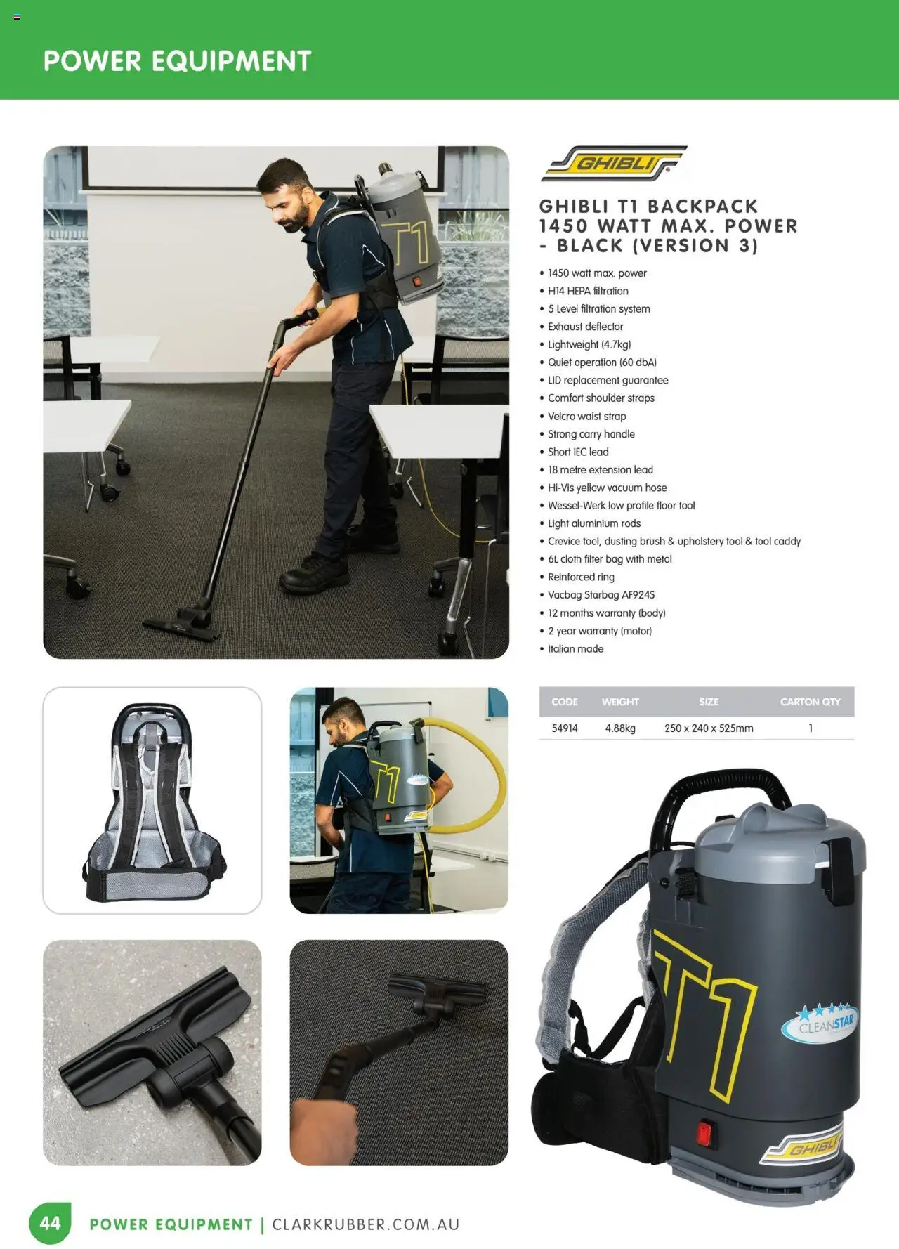 Clark Rubber catalogue - valid from 05.05.2025 | Page: 44 | Products: Light, Brush, Caddy, Backpack