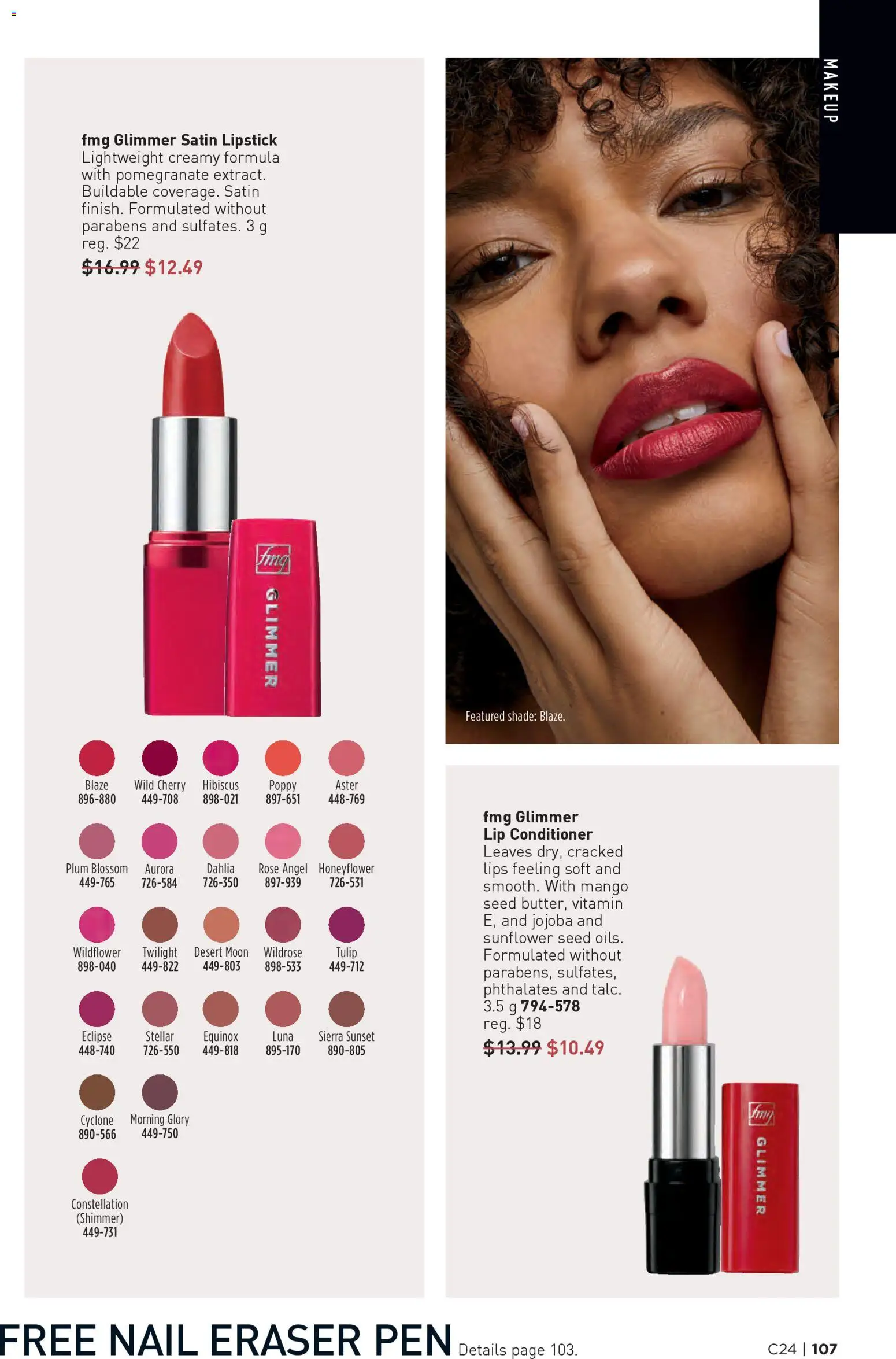 Avon flyer valid from 20.11.2025 | Page: 107 | Products: Lipstick, Conditioner