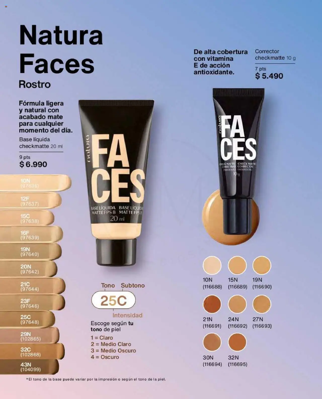 Natura catálogo │ válido desde el 22.07.2025 | Página: 65 | Productos: Mate, Corrector, Base, Té