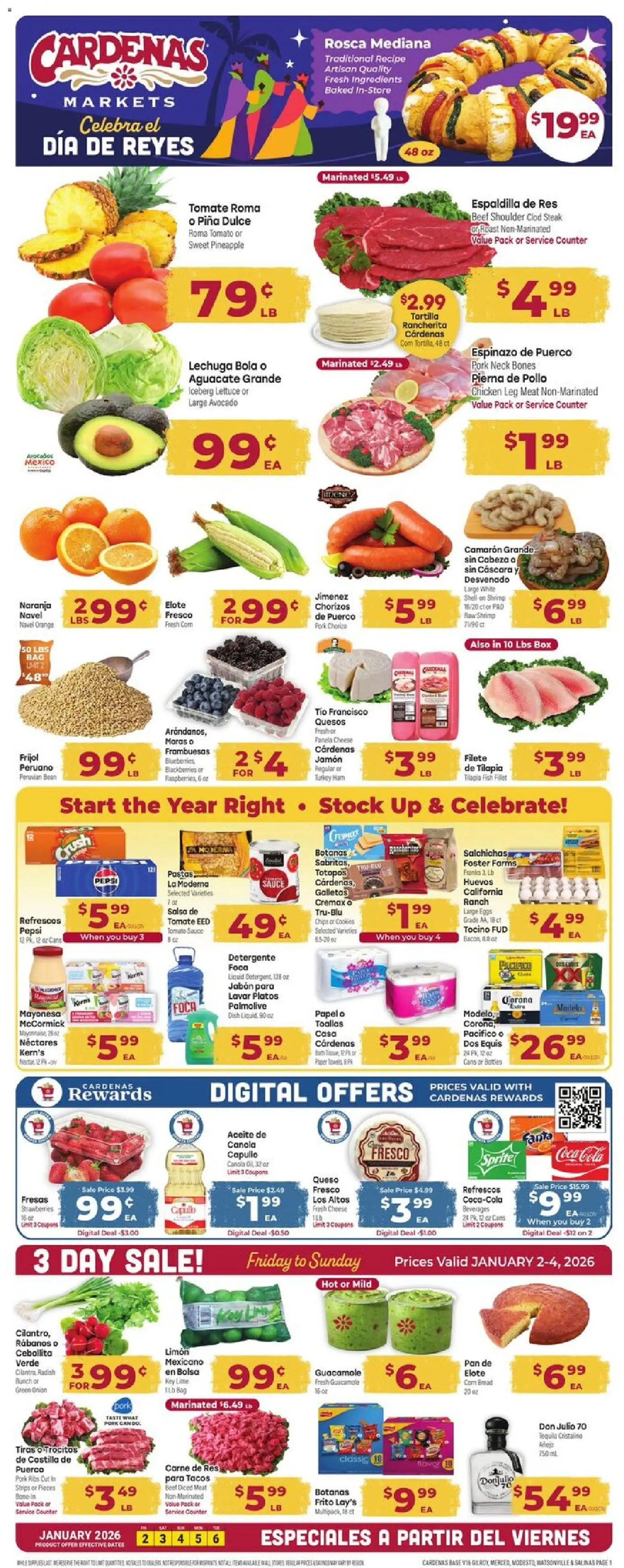 Cardenas Weekly Ad - CA - valid from 02.01.2026 | Page: 1